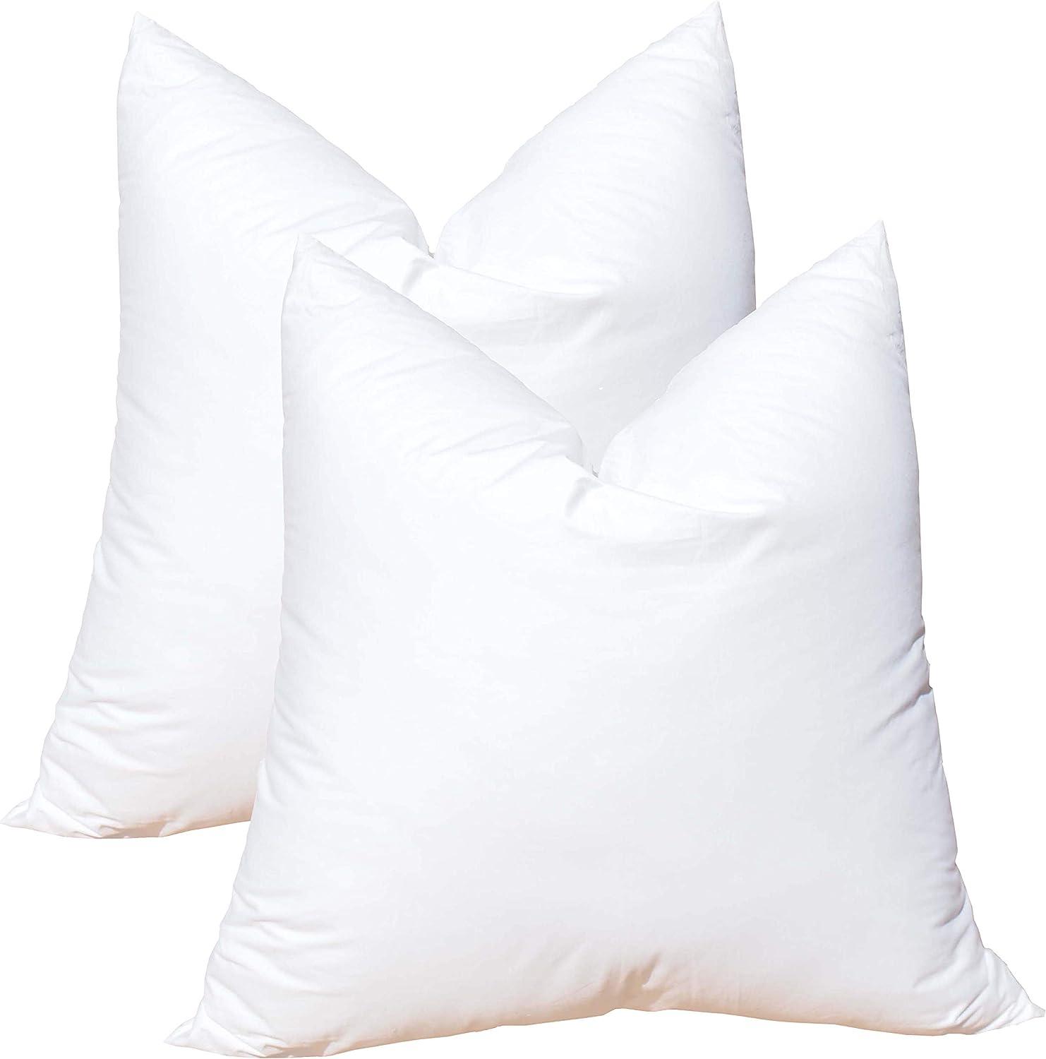 Pillowflex Synthetic Down Alternative Pillow Inserts for Shams