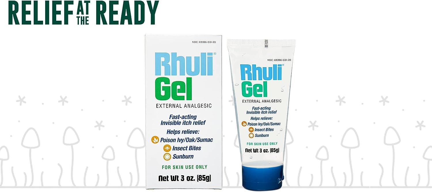 Rhuli AntiItch Gel Analgesic Itch Treatment Relief for Sunburn