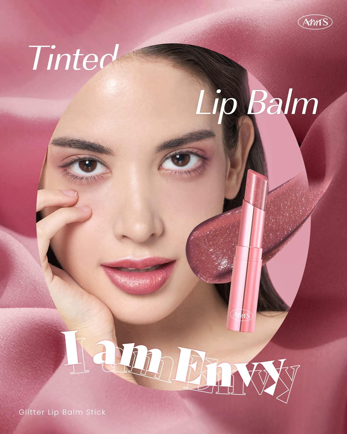 AMTS Tinted Lip BalmEnvy Hydrating Glitter Lipstick Pearl