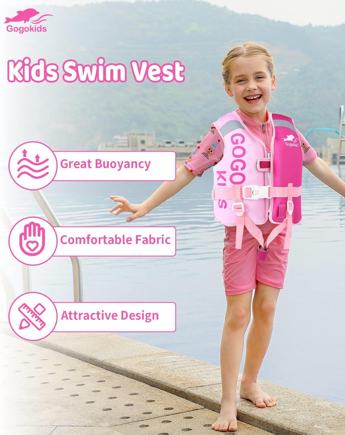 Gogokids Life Jacket for Children Toddler Swimming Jacket for - Main Image