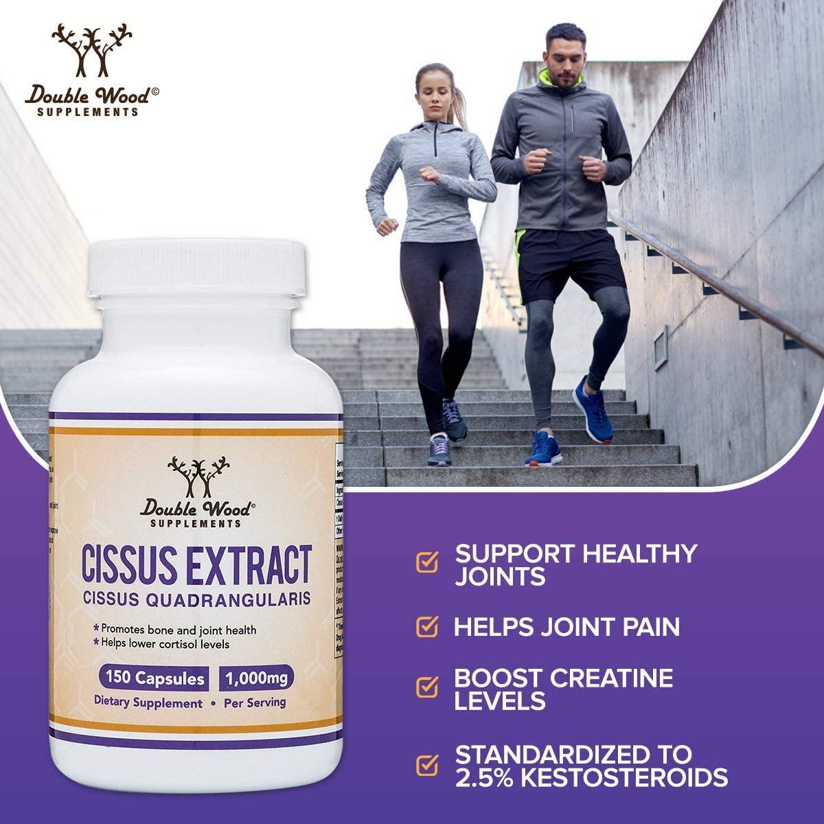 Cissus Quadrangularis Super Extract - 150 Capsules | USA Made Dietary ...