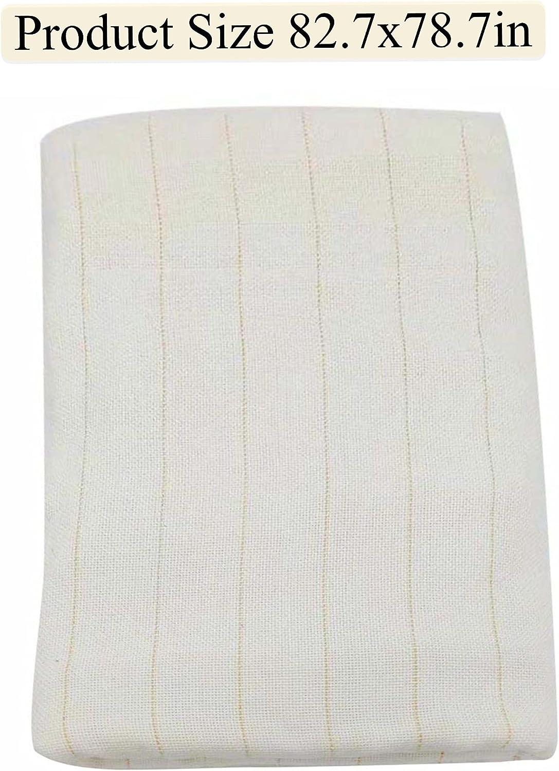 82.7x78.7in Large Size Primary Tufting Cloth with Marked Lines, Premium  Monks Cloth Punch Needle Cloth Fabric for Tufting Gun, Rug-Punch, Punch