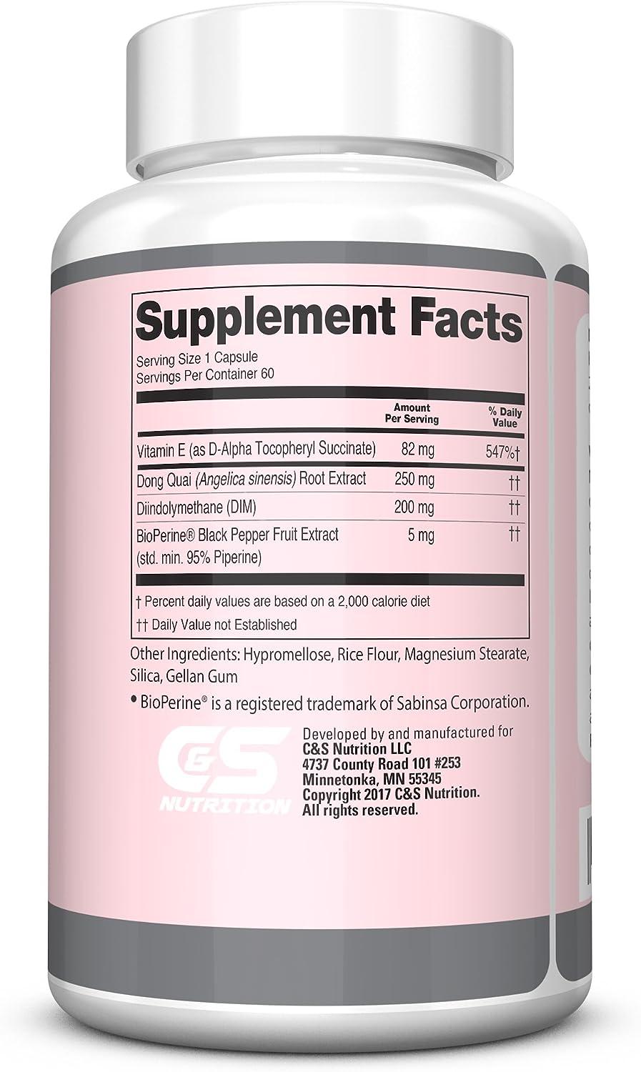 Women's Hormone Support Formula Extra Strength DIM 200mg with Dong