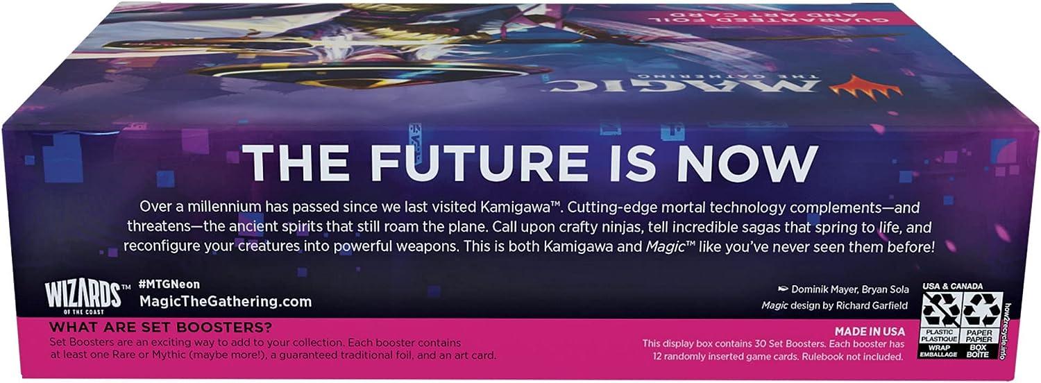 Magic The Gathering Kamigawa Neon Dynasty Set Booster Box - 30 Packs (360  Cards) | Buy Now with Express International Delivery | GoSupps.com