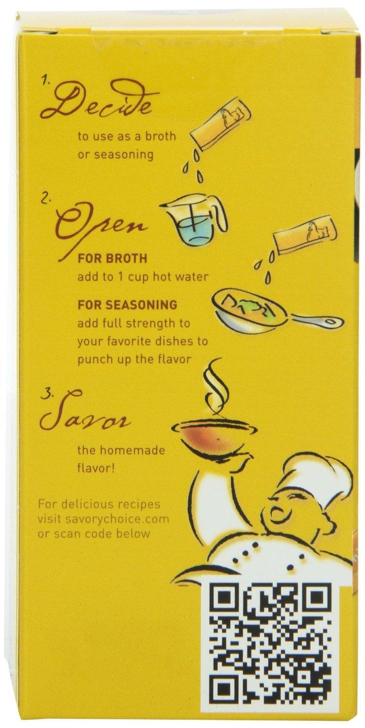 Savory Choice Liquid Chicken and Beef Broth Concentrates, 5.1 Ounce
