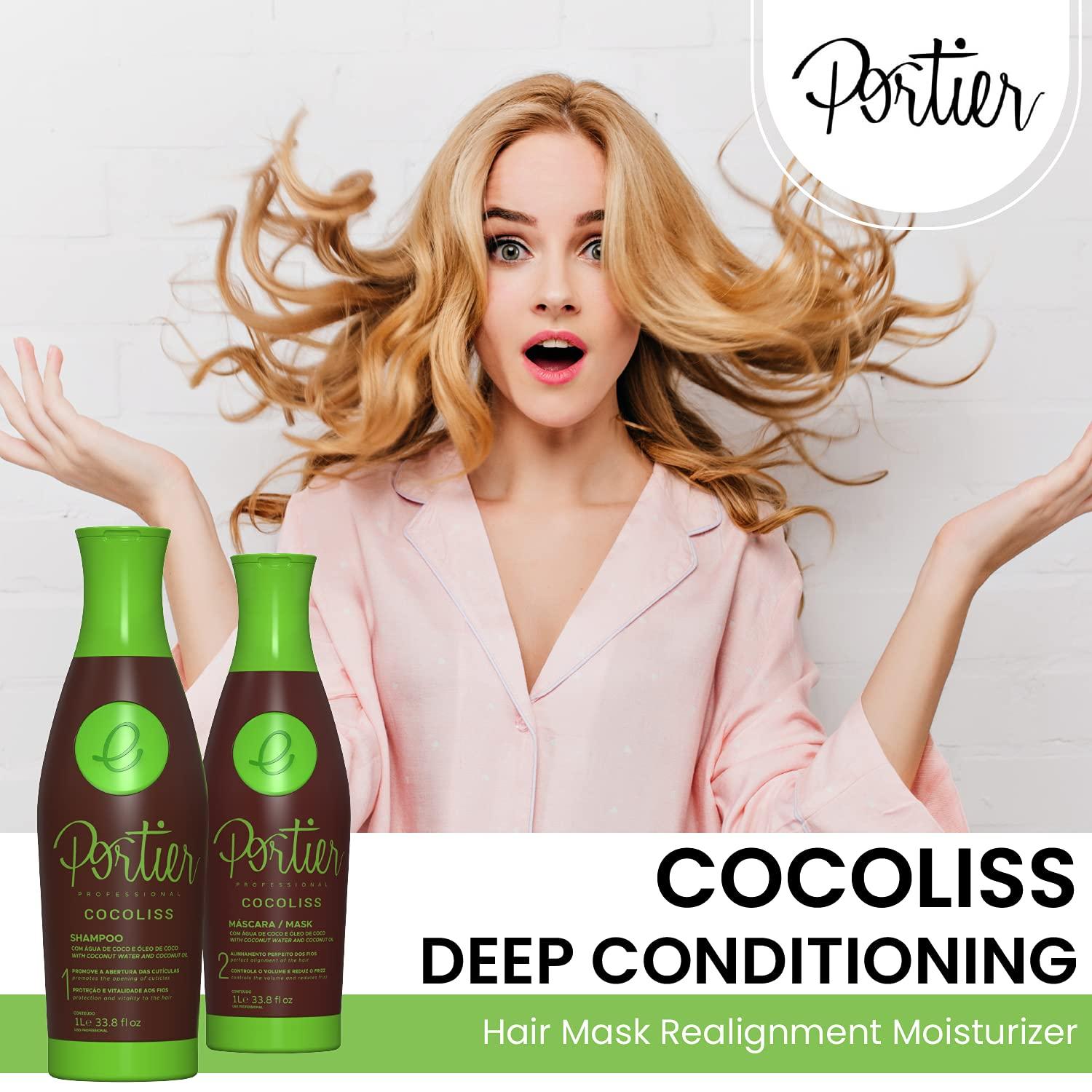 Coco & Eve Like A Virgin Shampoo & Conditioner Bundle Set - Natural, Sulfate Free Hair Care With Argan Oil, Coconut And Avocado Oil | For Dry Damaged, Color Treated