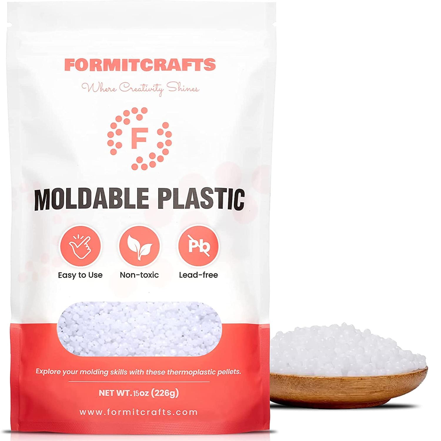 Buy Moldable Plastic, 15OZ Thermoplastic Beads DIY Thermoplastic