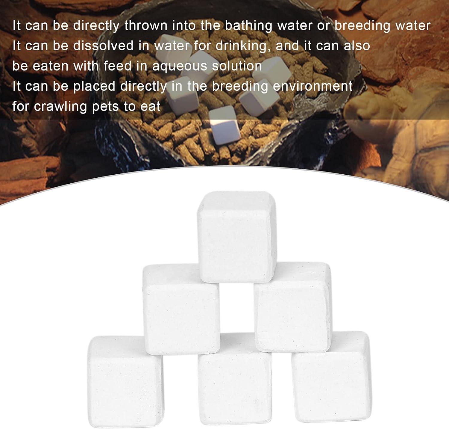 Zerodis 6pcs Tortoise Calcium Stone, Fish Chew Stone Toy For Reptiles Mineral