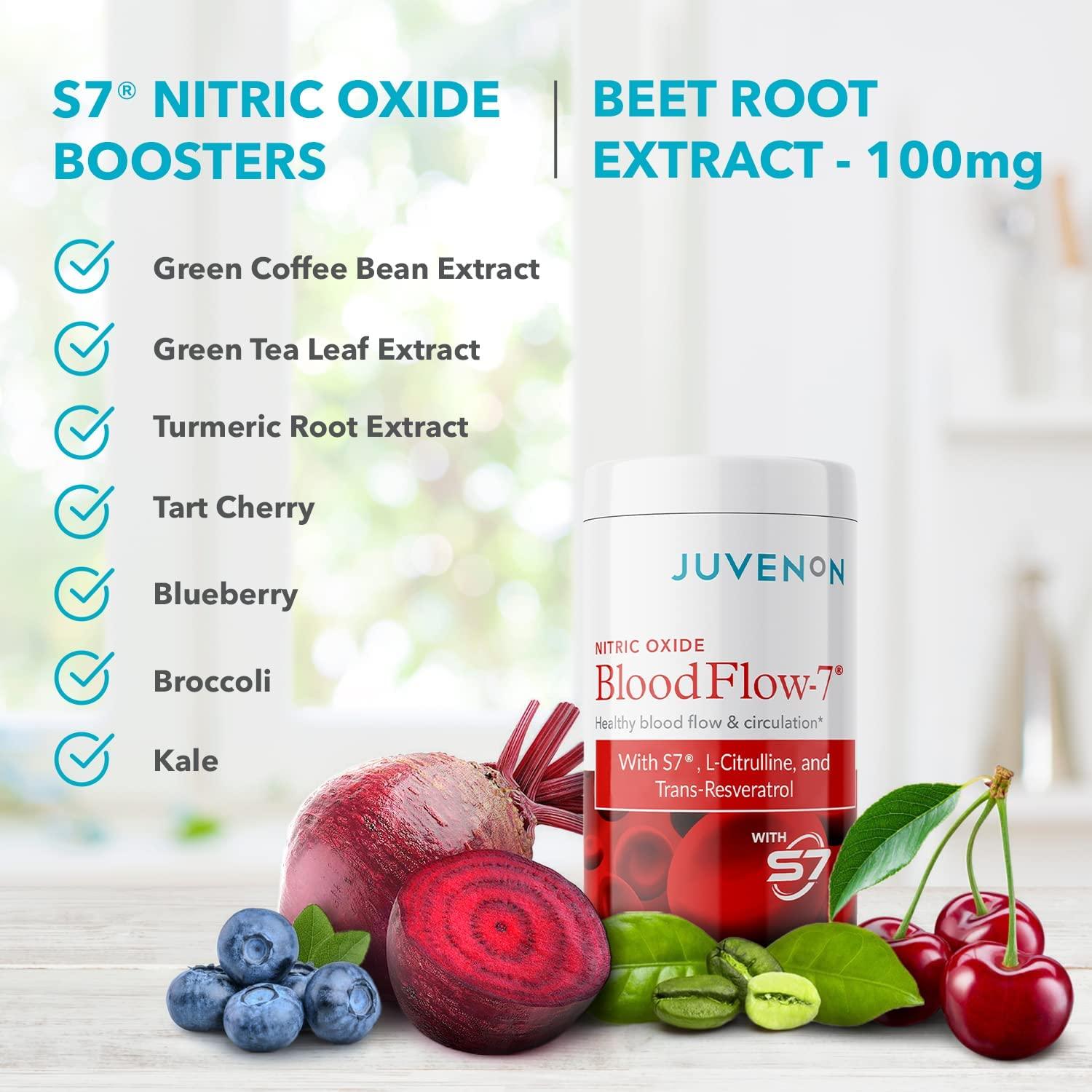 Nitric Oxide Blood Flow7 Nitric Oxide Supplement with L Arginine and
