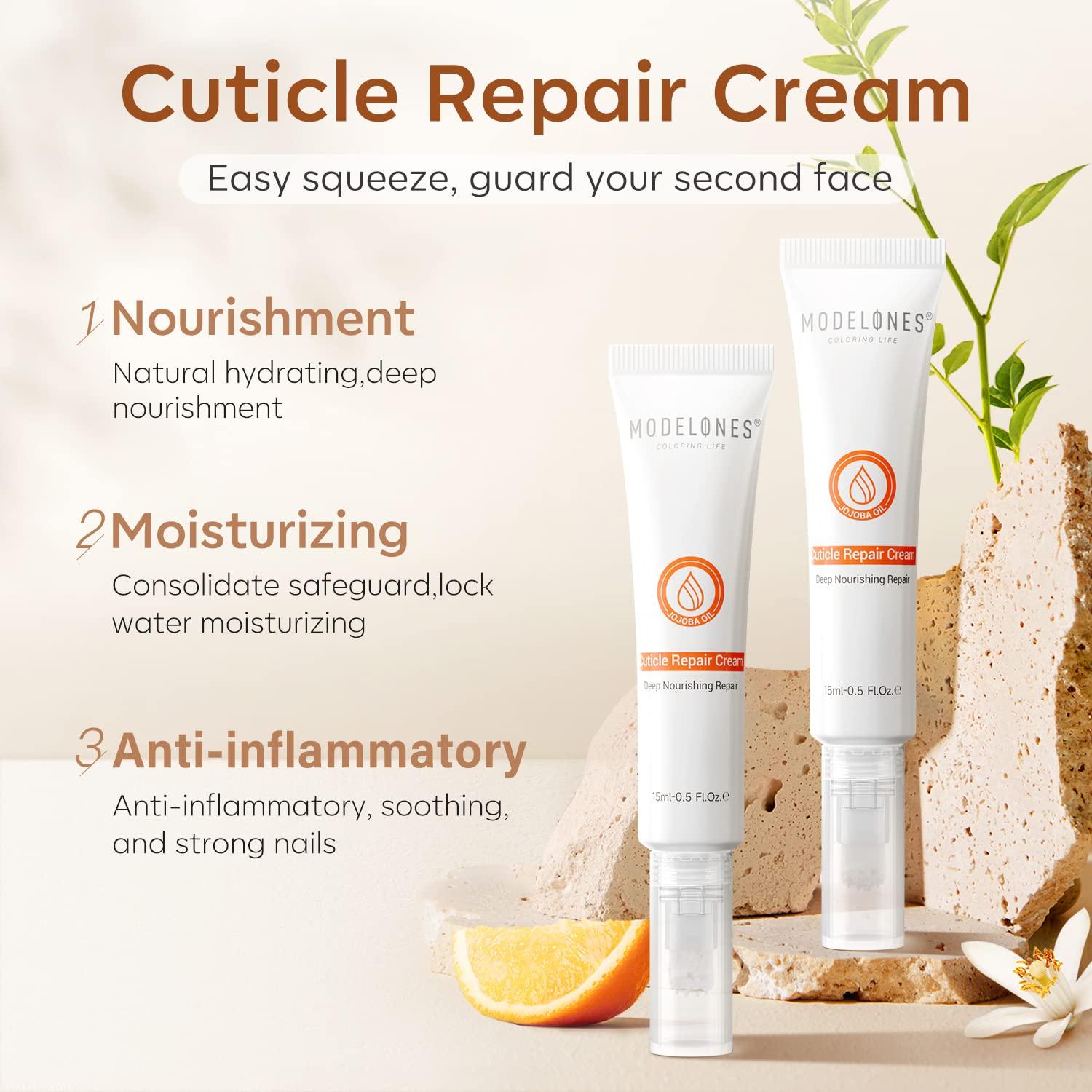 Modelones Cuticle Cream UltraHydrating Organic Jojoba Oil & Vitamin