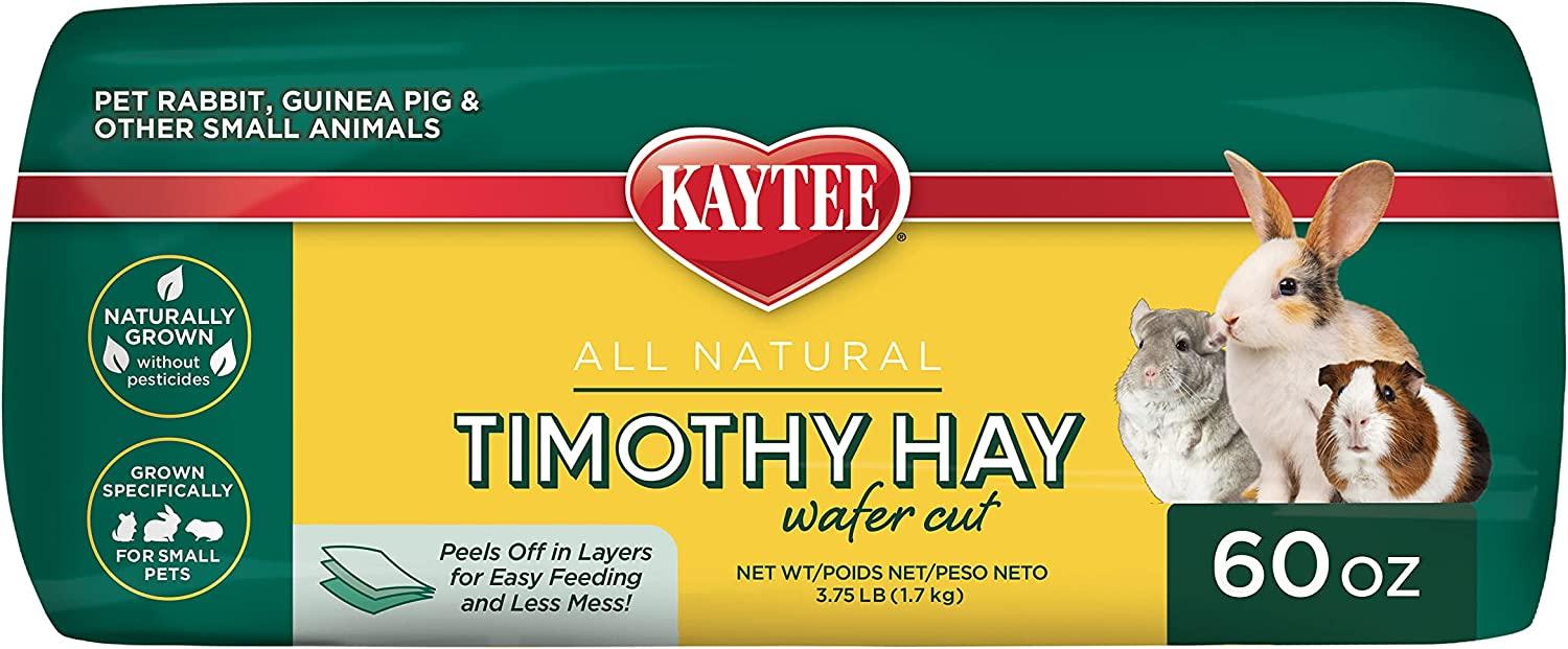 Kaytee Timothy WaferCut Hay for Rabbits & Small Animals 3.75 Pound Pack