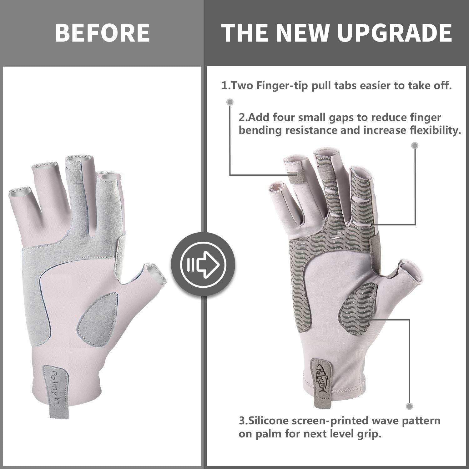 INszkoos Half Finger Driving Glovs For Men Women Riding Touch Screen Gloves Summer UV Protection Sunscreen Gloves Breathable Cotton Non-Slip Cycling