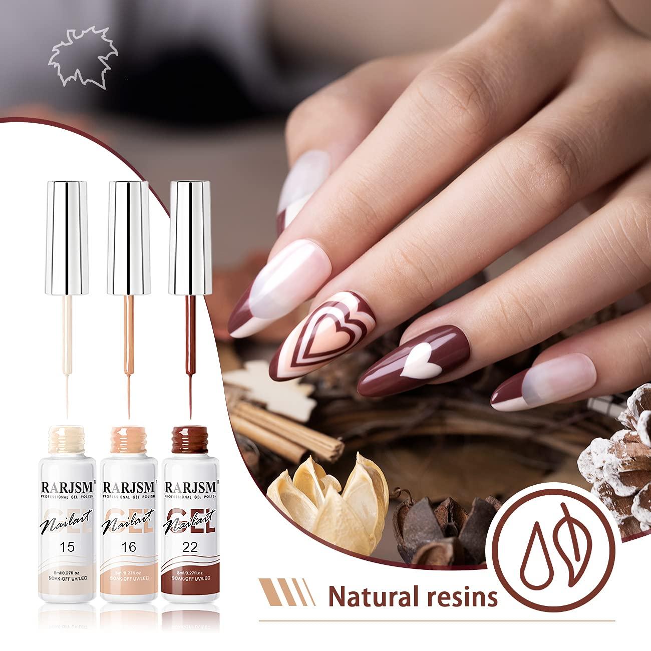 WNG Brown Nail Nail Autumn and Winter New Products Wearing Nail Nail  Chocolate Brown Ice Tea Color Nail Tablet Finished Product (With Glue) 1Ml  - Walmart.com