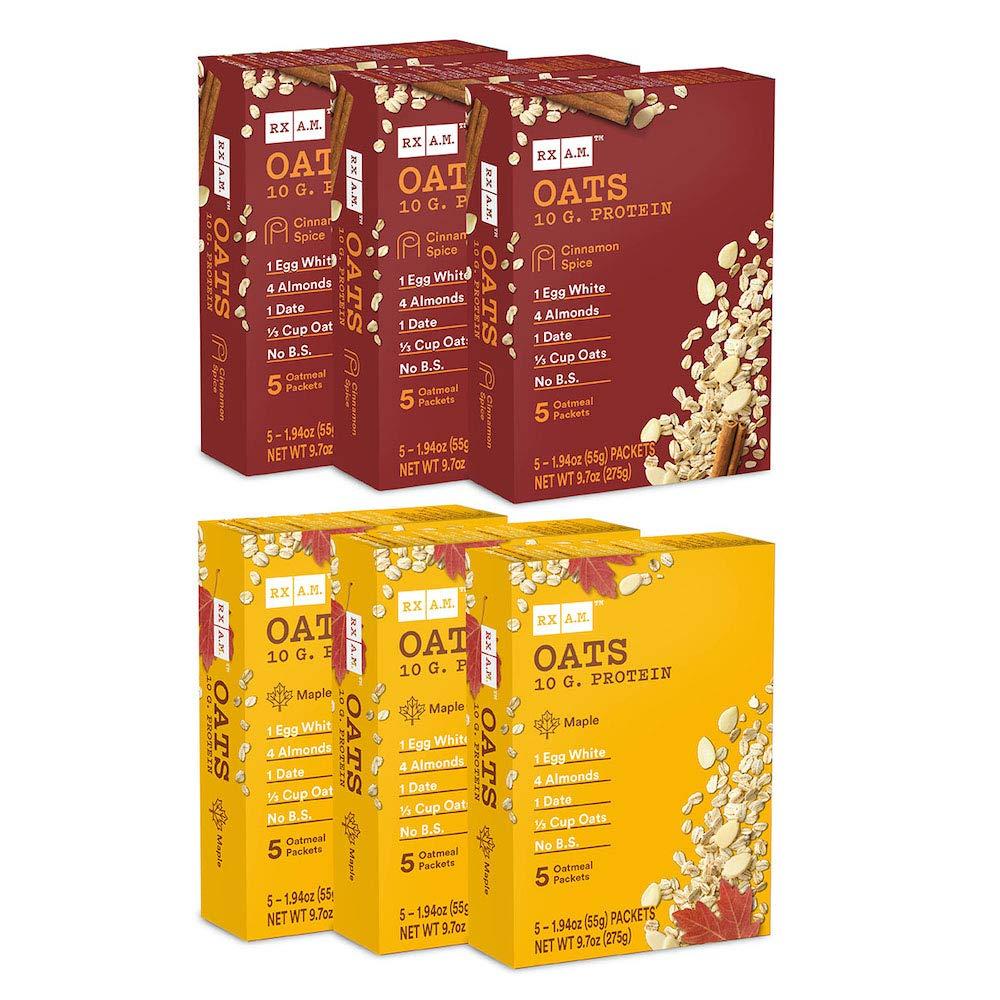 RXBAR, RX A.M. Oats, Variety Pack, 30ct, 1.92oz Packets, 30 Gluten Free