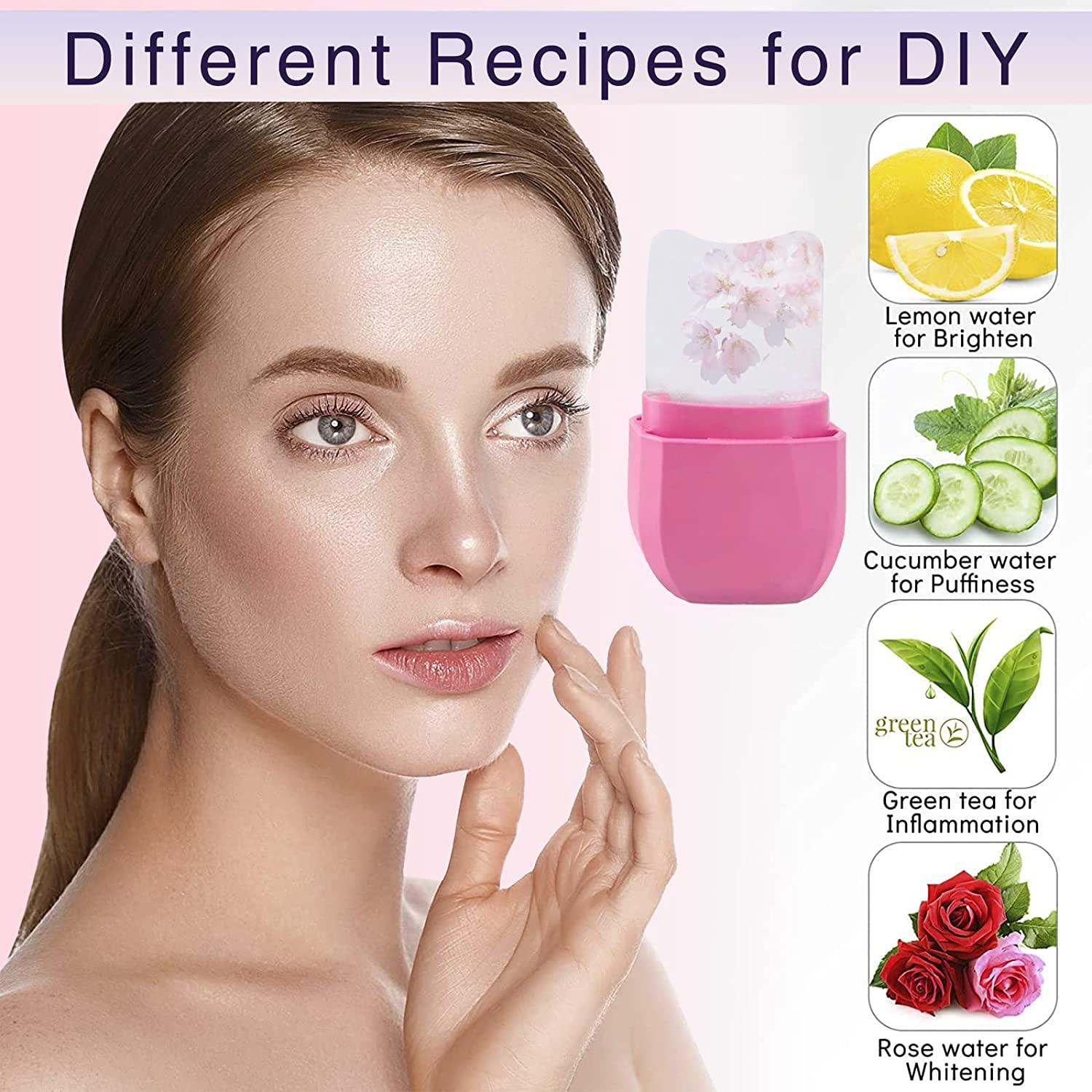 Ice Face Roller, Ice Roller for Face and Eye, Ice Mold for Face,V