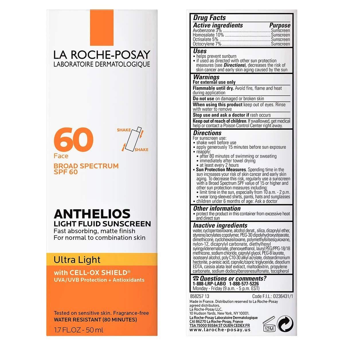 la roche posay oxybenzone