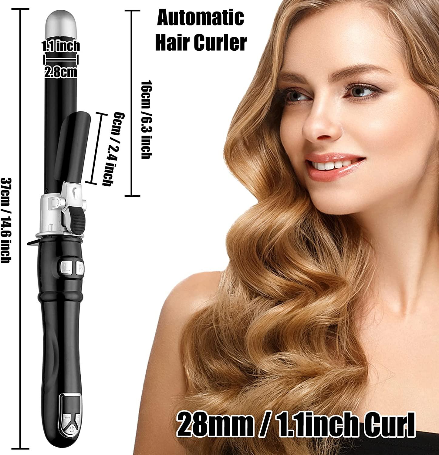 Hair Curling Wands Auto Curling Irons Automatic Hair Curler 28mm/32mm Curl  Hair Waving Irons Hair Styling Irons Hair Crimper Hair Waver 30s Instant  Heat Wand 110-220v (28mm/