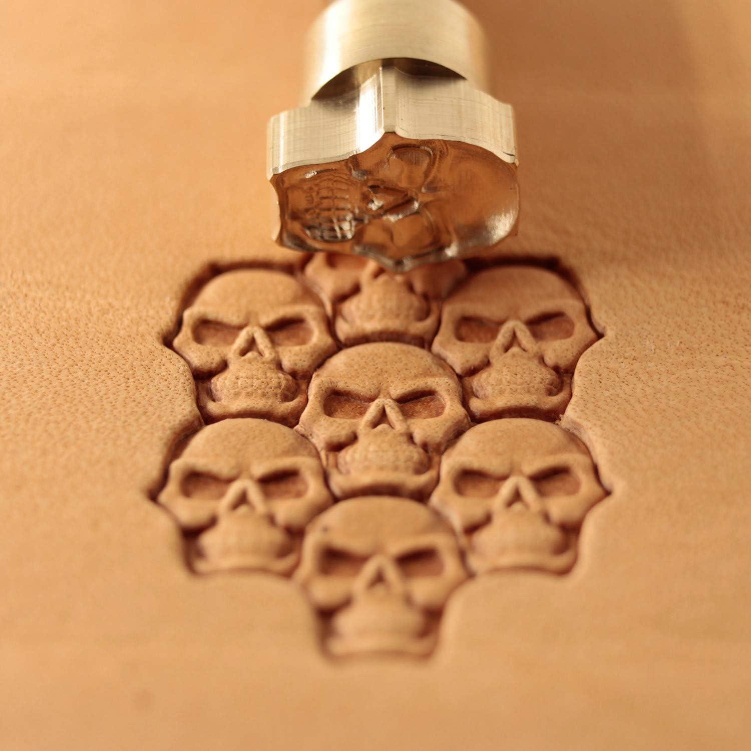 Skull Leather Stamp Tool Stamps Stamping Carving Punches Tools Craft  Leathercrafting