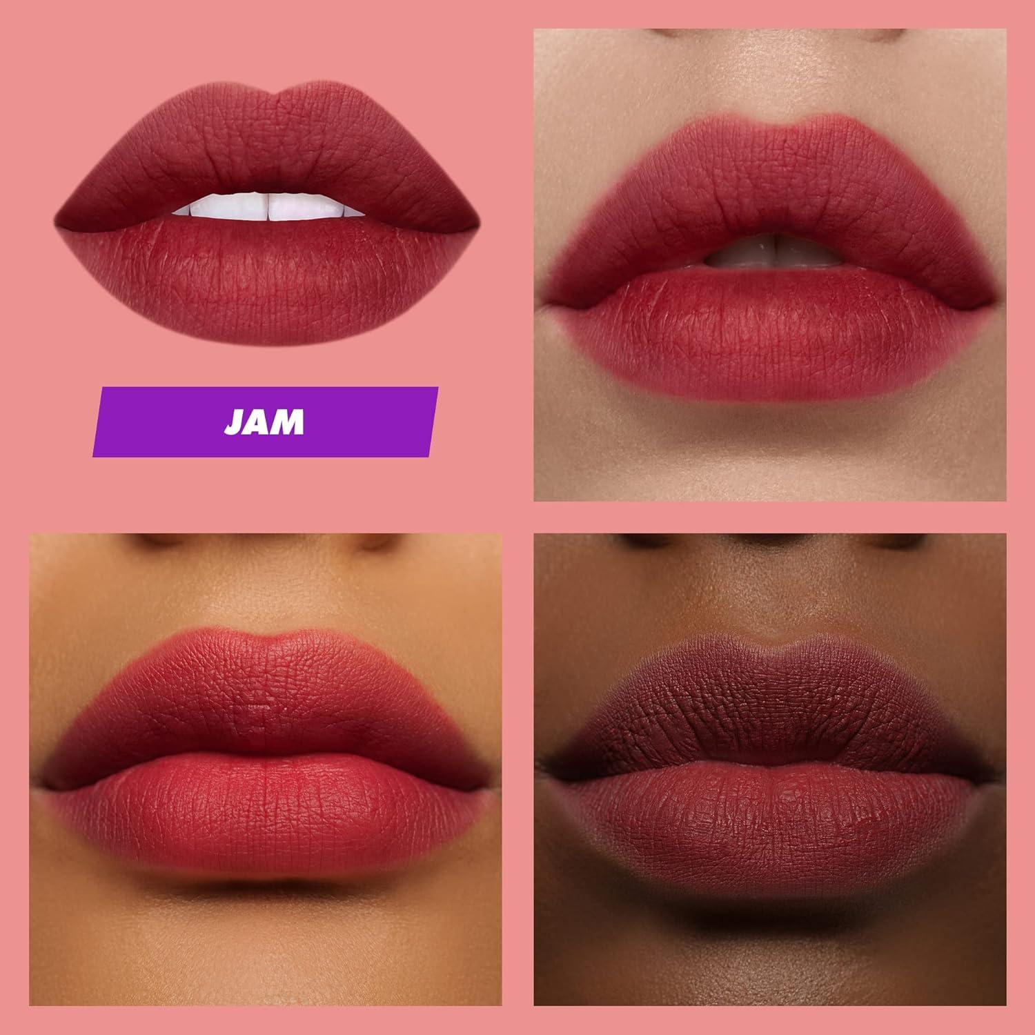 Lime Crime Plushies Soft Matte Lipstick Jam (Deep Red