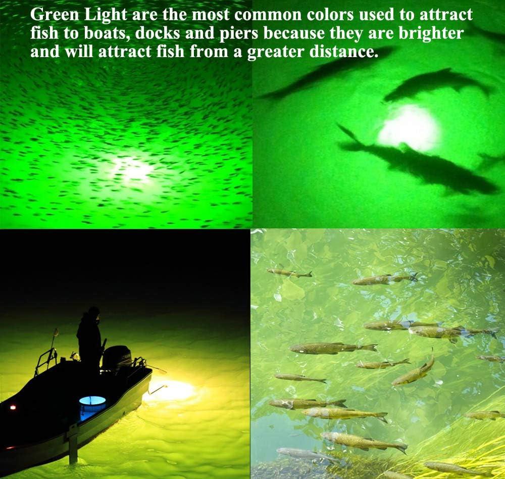 12V 120 LED Submersible Fishing Light Underwater Fish Finder Lamp, Night  Fishing Lure Bait Finder Crappie Boat Ice Fishing Light Attractants More