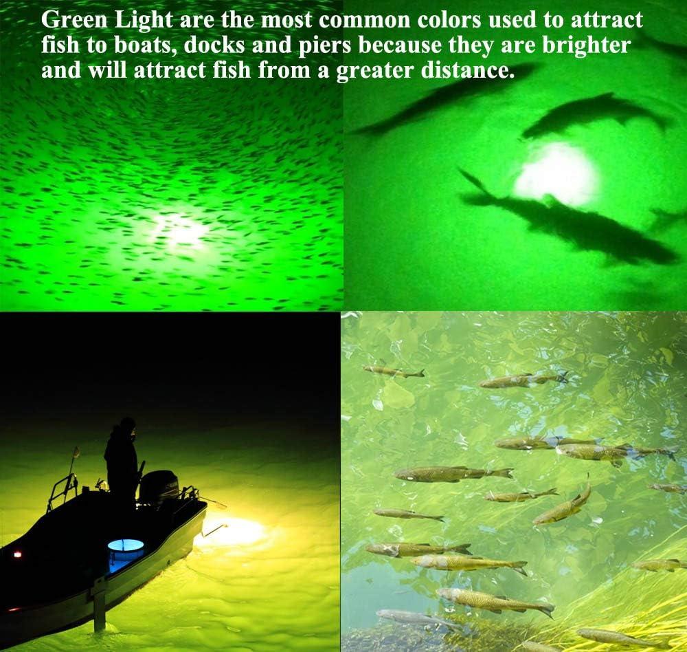 LED Night Fishing Light Underwater Submersible Marine Boat Green Lamp Fishing Accessory I4098479158