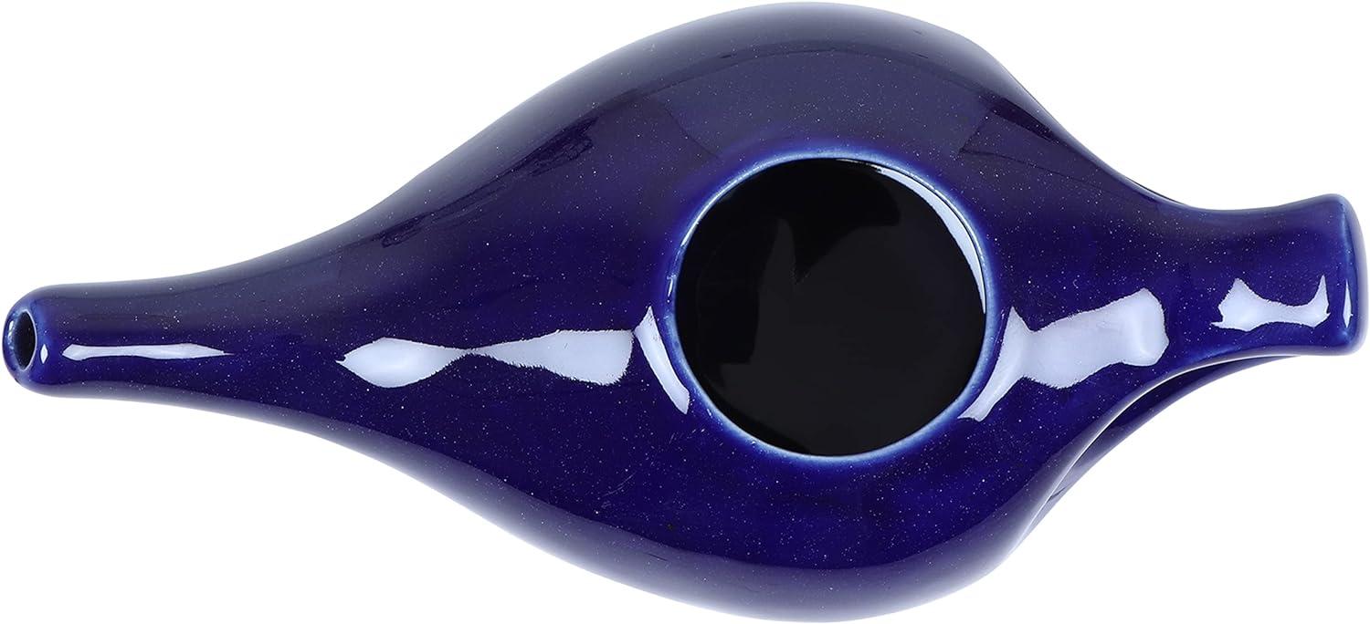 Neti Pot in ceramica resistente a perdite, non metallica e senza piombo