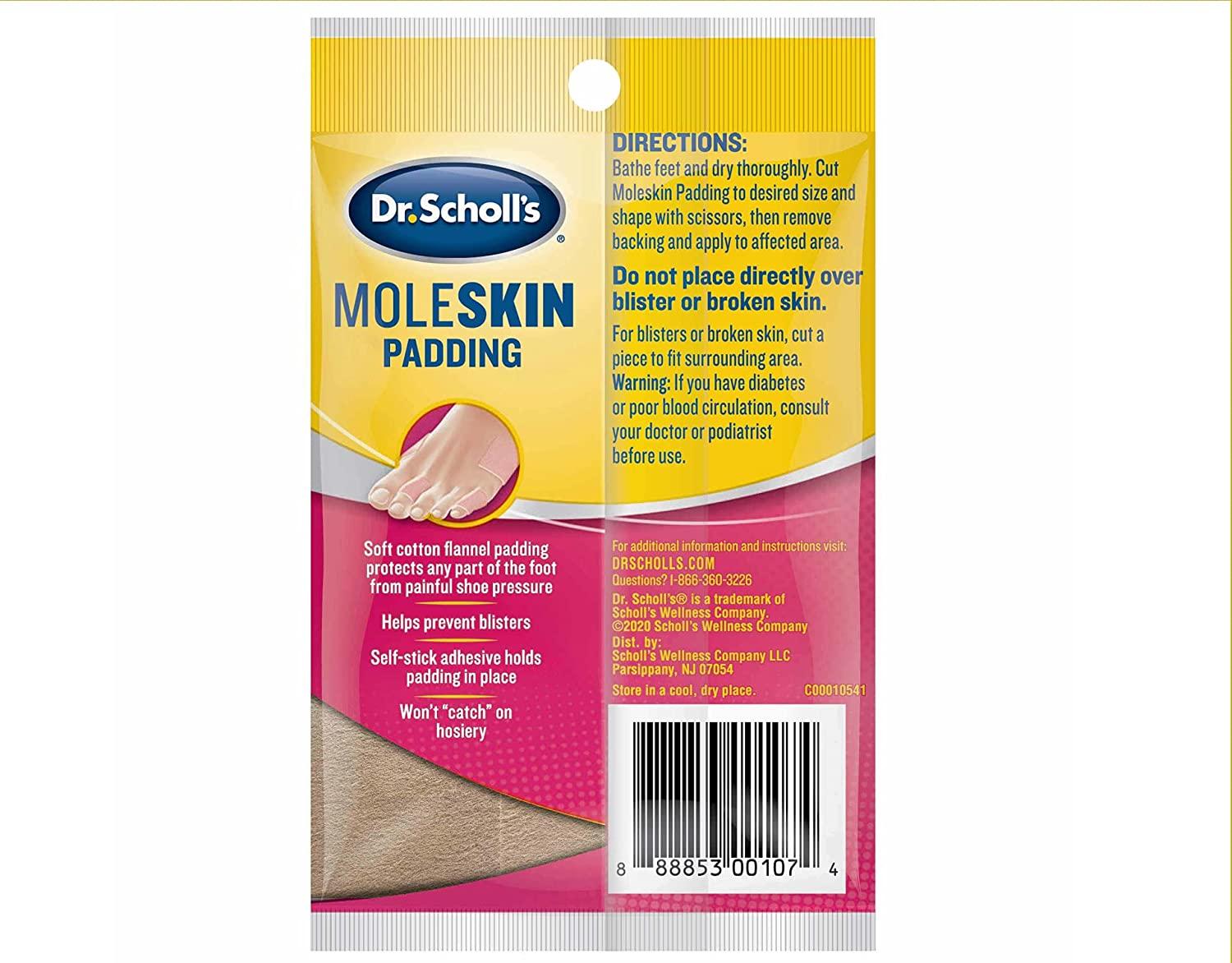 Dr. Scholl's Moleskin Plus (6 strips) by Dr. Scholl's