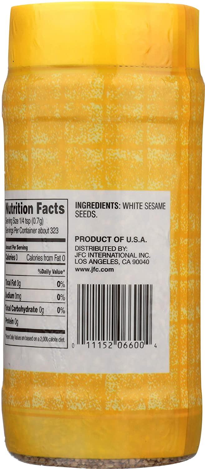 JFC INTERNATIONAL SESAME SEED WHT RSTD