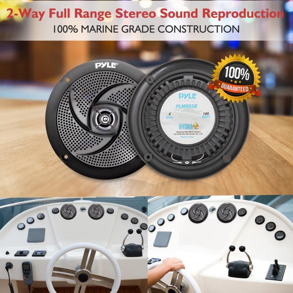 5.25 marine speakers black shop