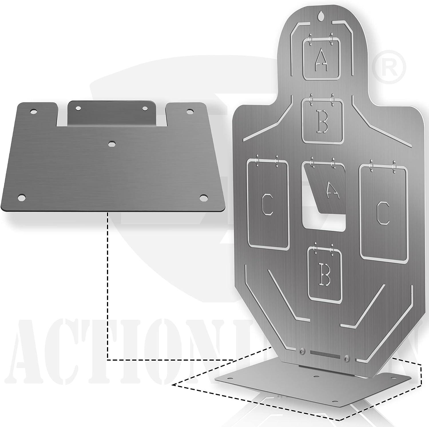 ACTIONUNION Airsoft Target All Metal Shooting Target Stainless Steel