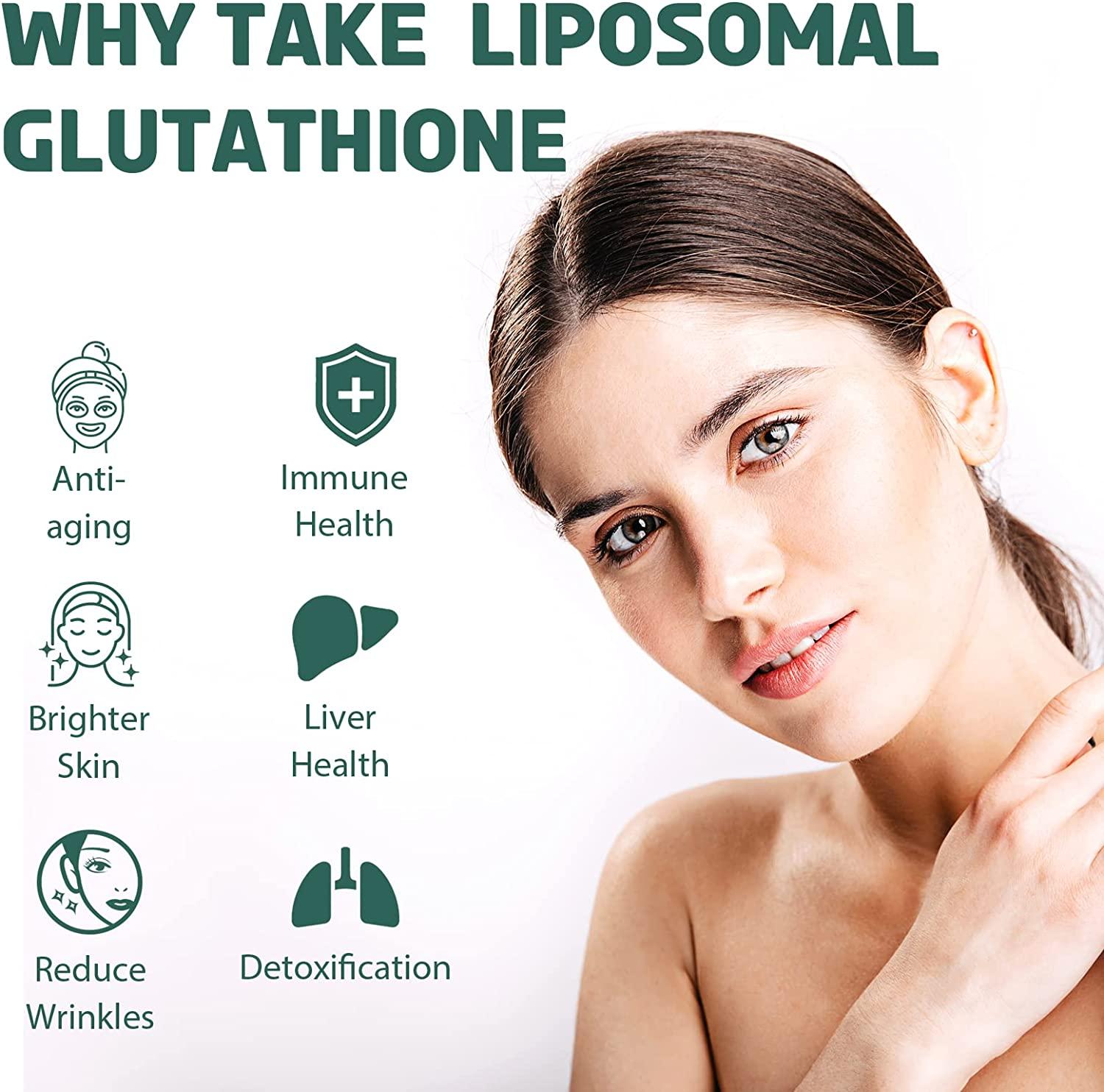 Liposomal Glutathione 2000 MG, 10x Better Absorption, Glutathione
