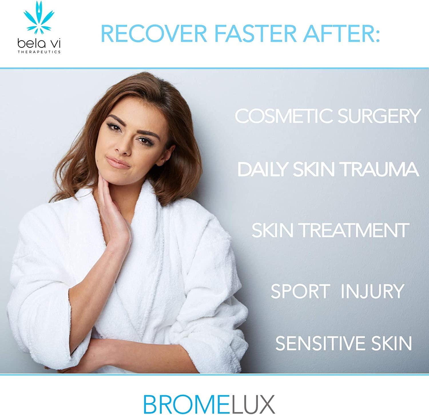 BROMELUX AntiBruising Supplement Bromelain & Quercetin Complex for Swelling & Bruise Relief