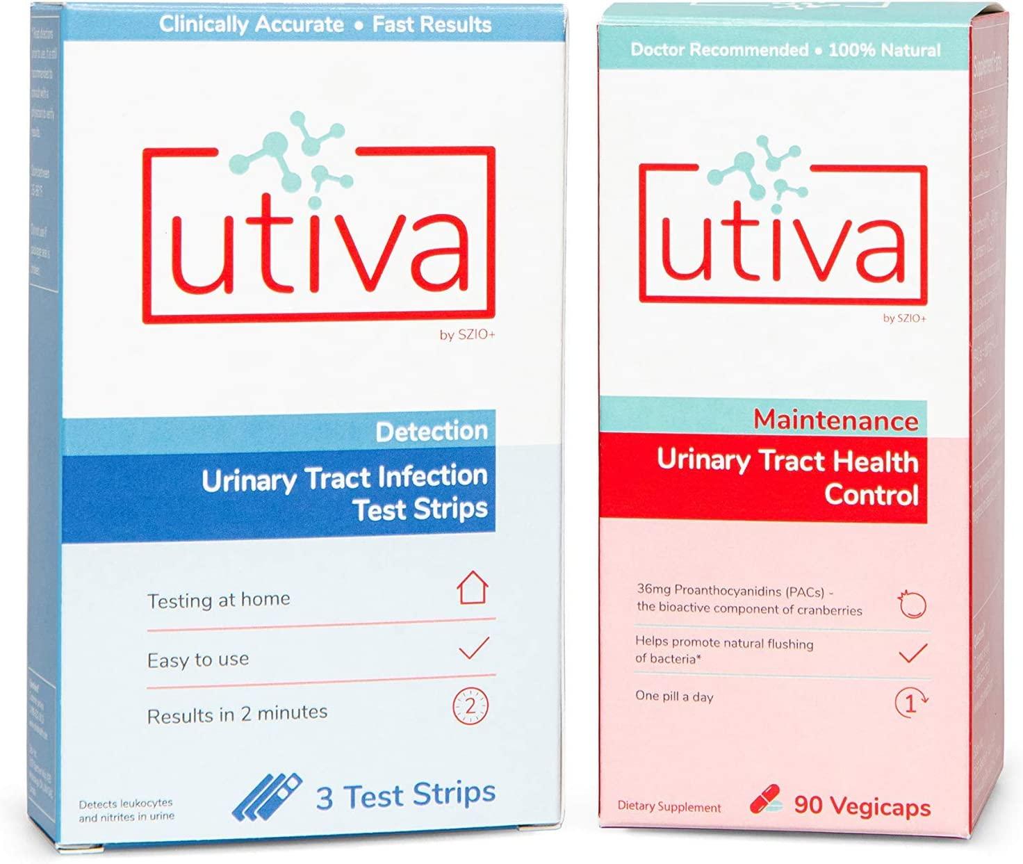 UTIVA UTI Test Strips Urinary Tract Infection Home Test Strips. UTI