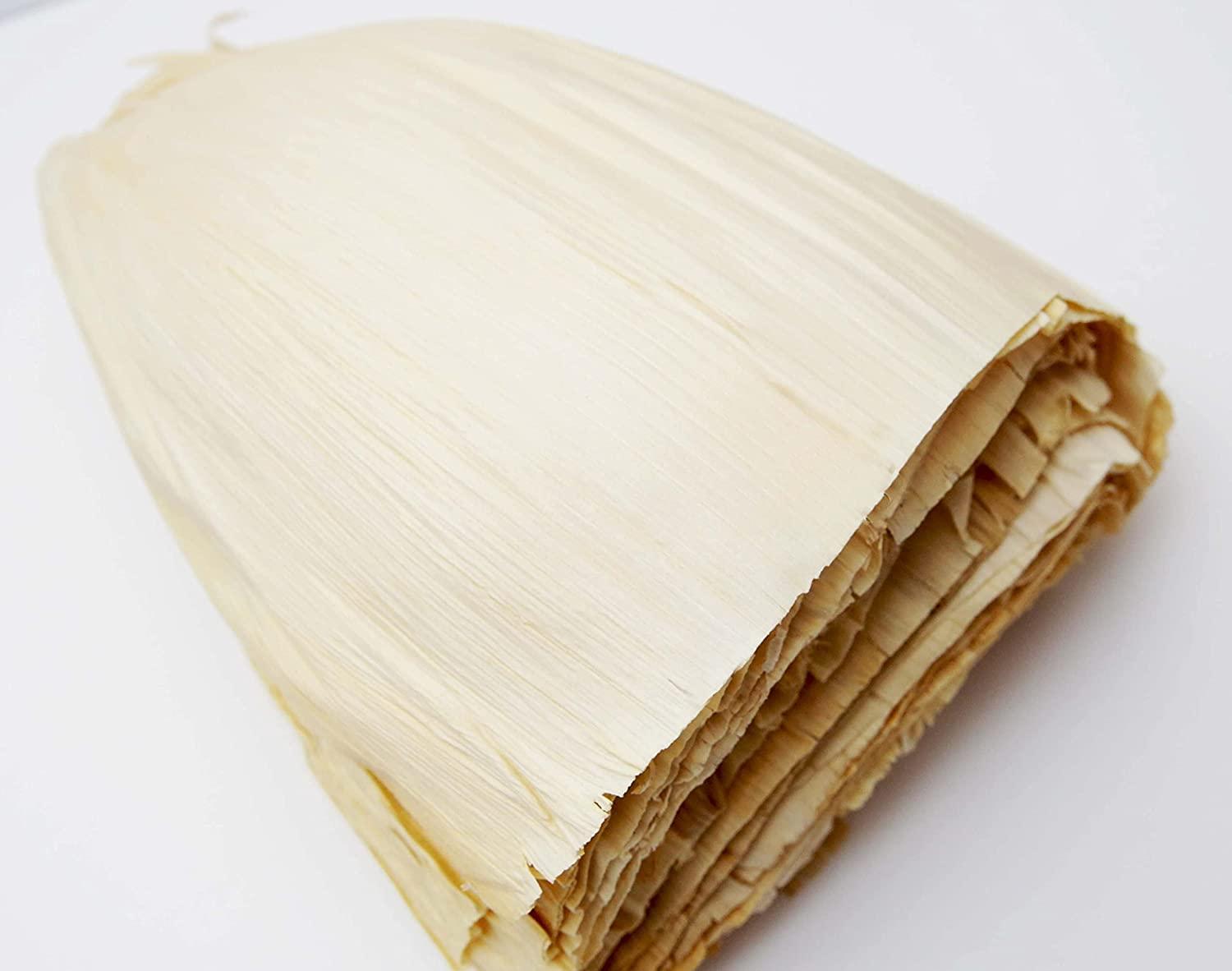 1lb Corn Husks for Mexican Tamales (Large and Small Tamale Wrappers), Hojas  de Maiz Para Tamal by 1400s Spices