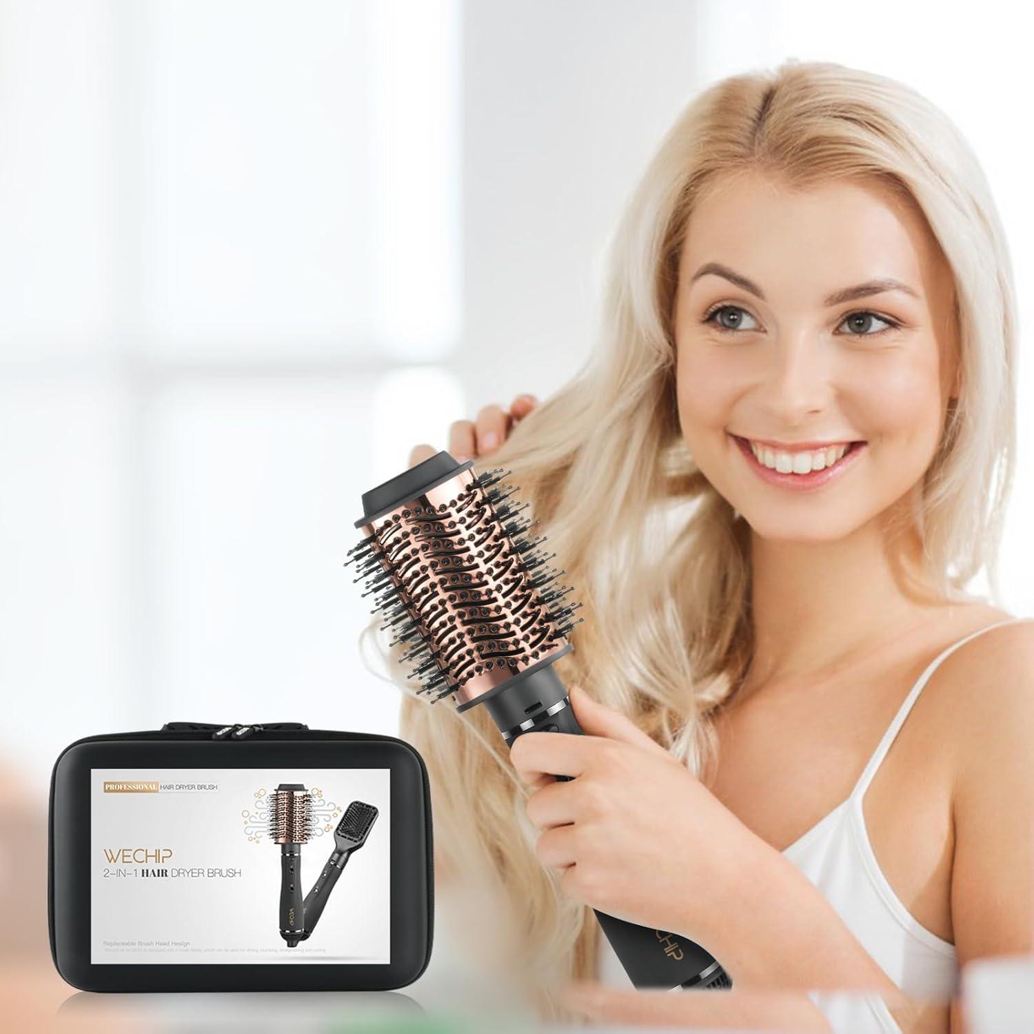 WeChip in Hot Air Brush Detachable Hair Dryer Ceramic