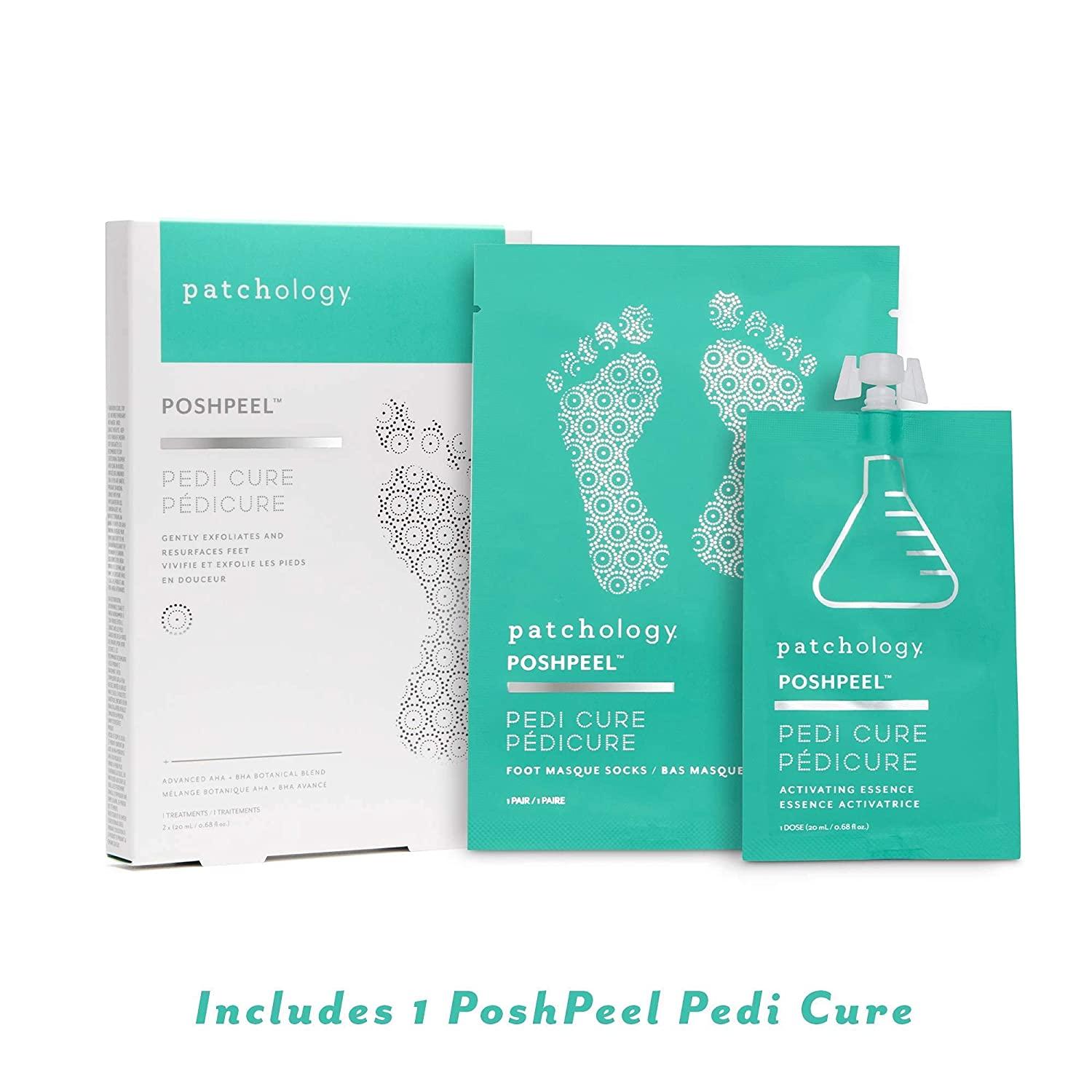 Patchology PoshPeel Pedi Cure Intensive Foot Peel Mask Treatment and