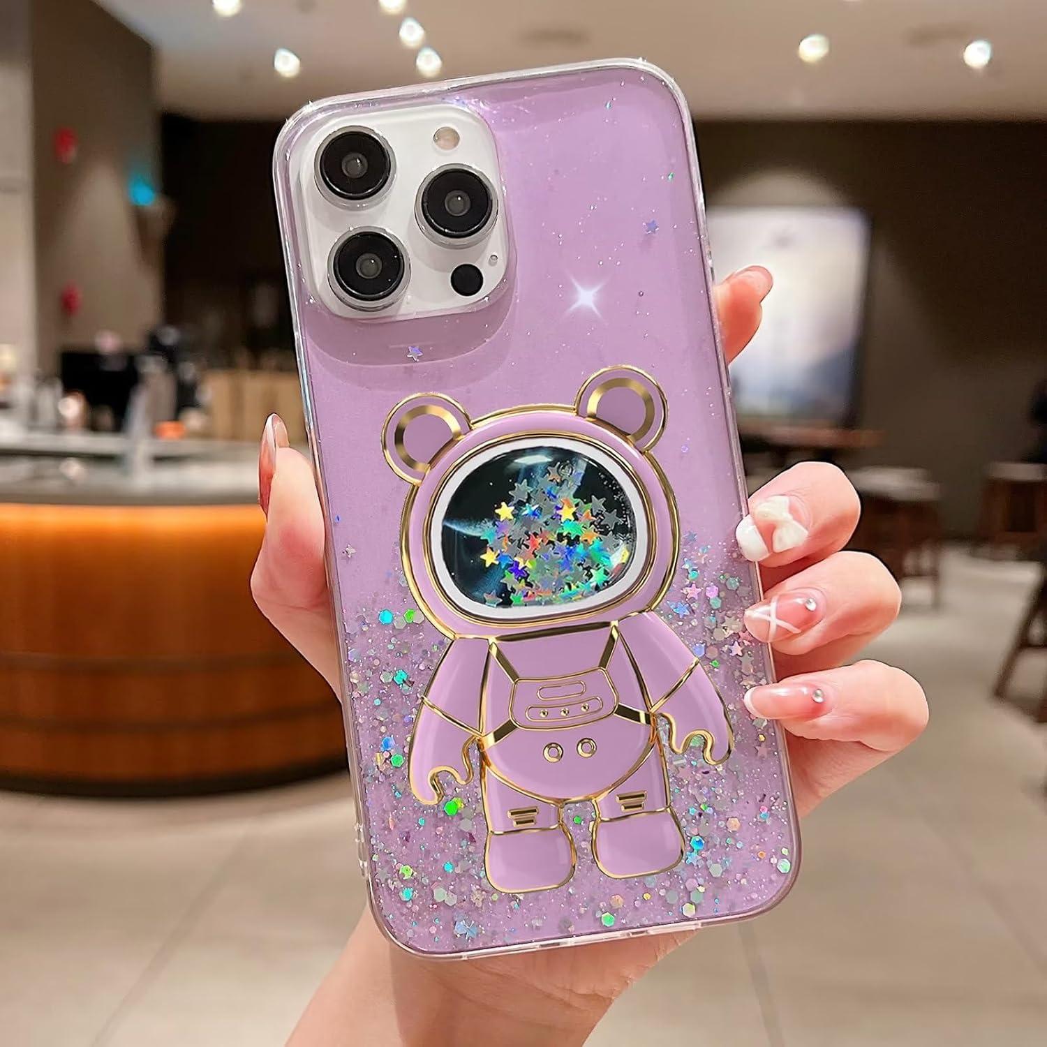 Miagon Custodia Glitter per iPhone 13,Gradiente Bling Brillante Diamante Lucida Cristallo Strass Ragazze Donne Cover,Verde