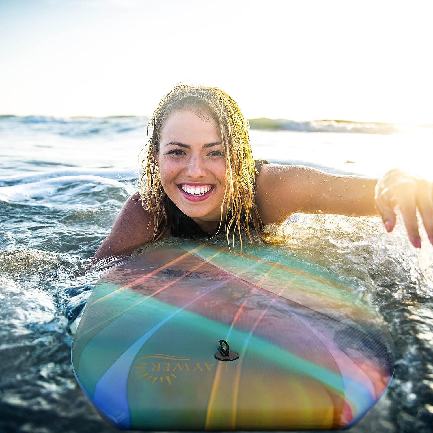 RAYWER 33-INCH Body Board with EPS Core & HDPE Slick Bottom