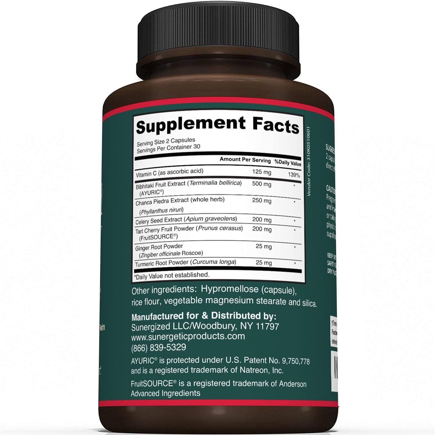 Premium Uric Acid Support Supplement Uric Acid Cleanse & Kidney Support