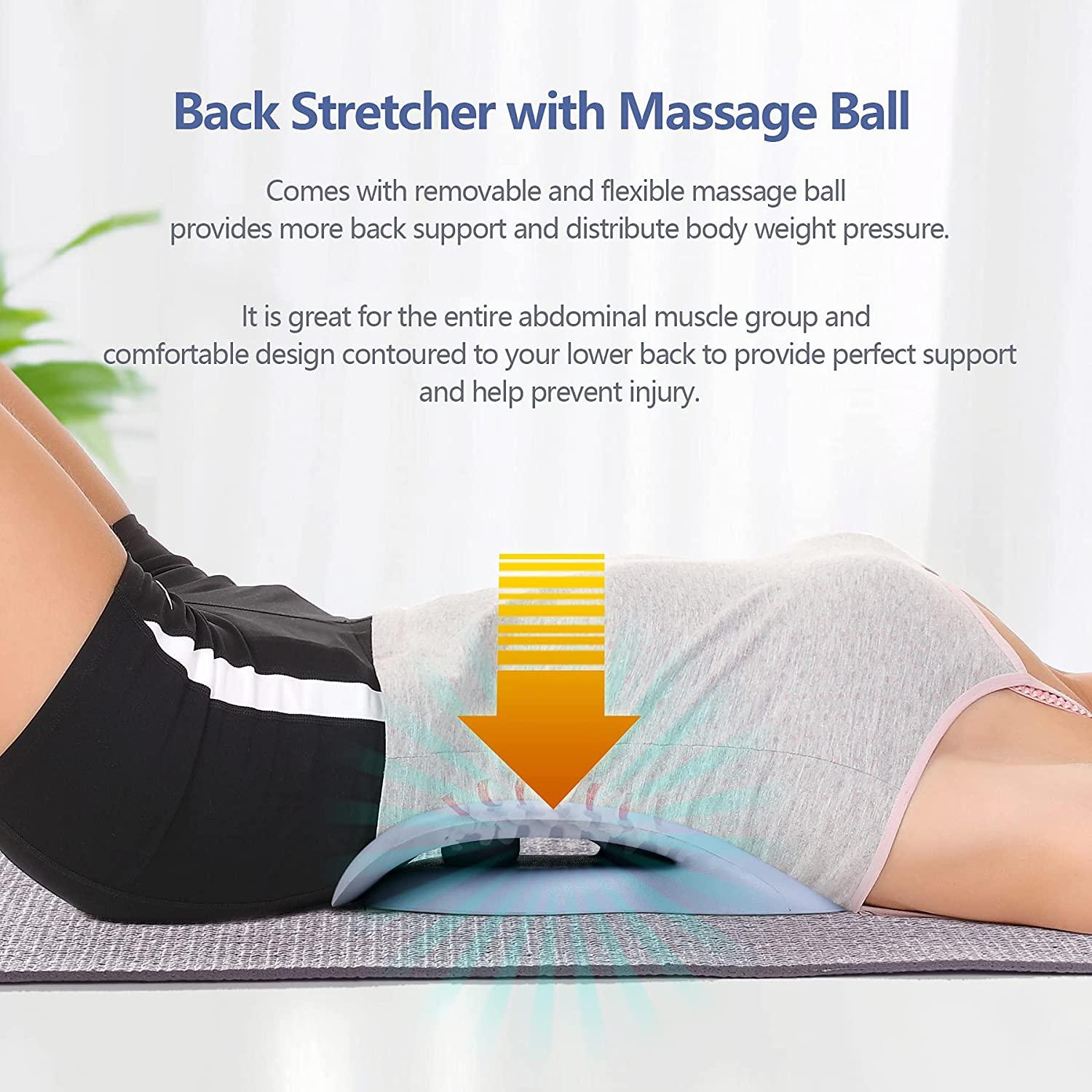 Back best sale stretching cushion