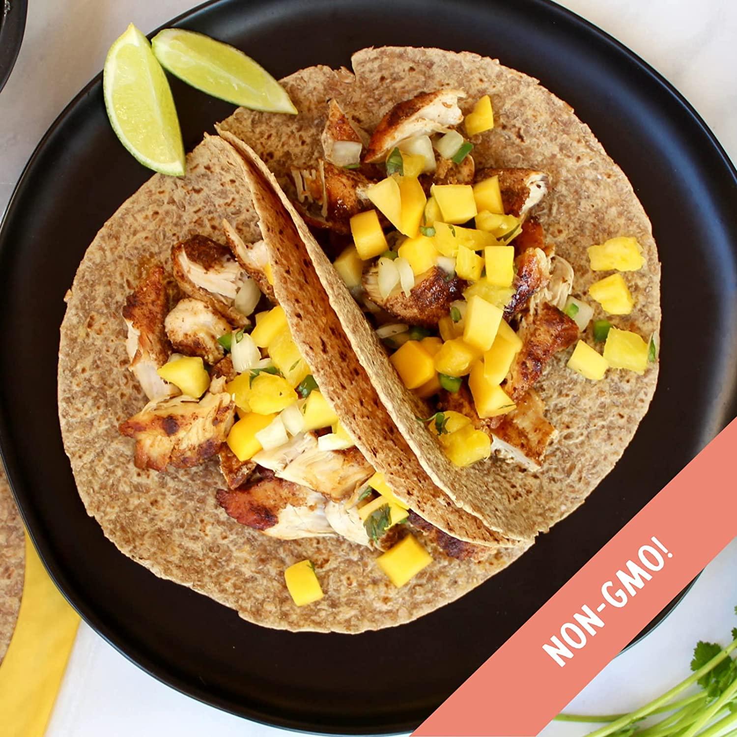 Angelic Bakehouse 7Grain Sprouted Whole Grain Tortillas Vegan