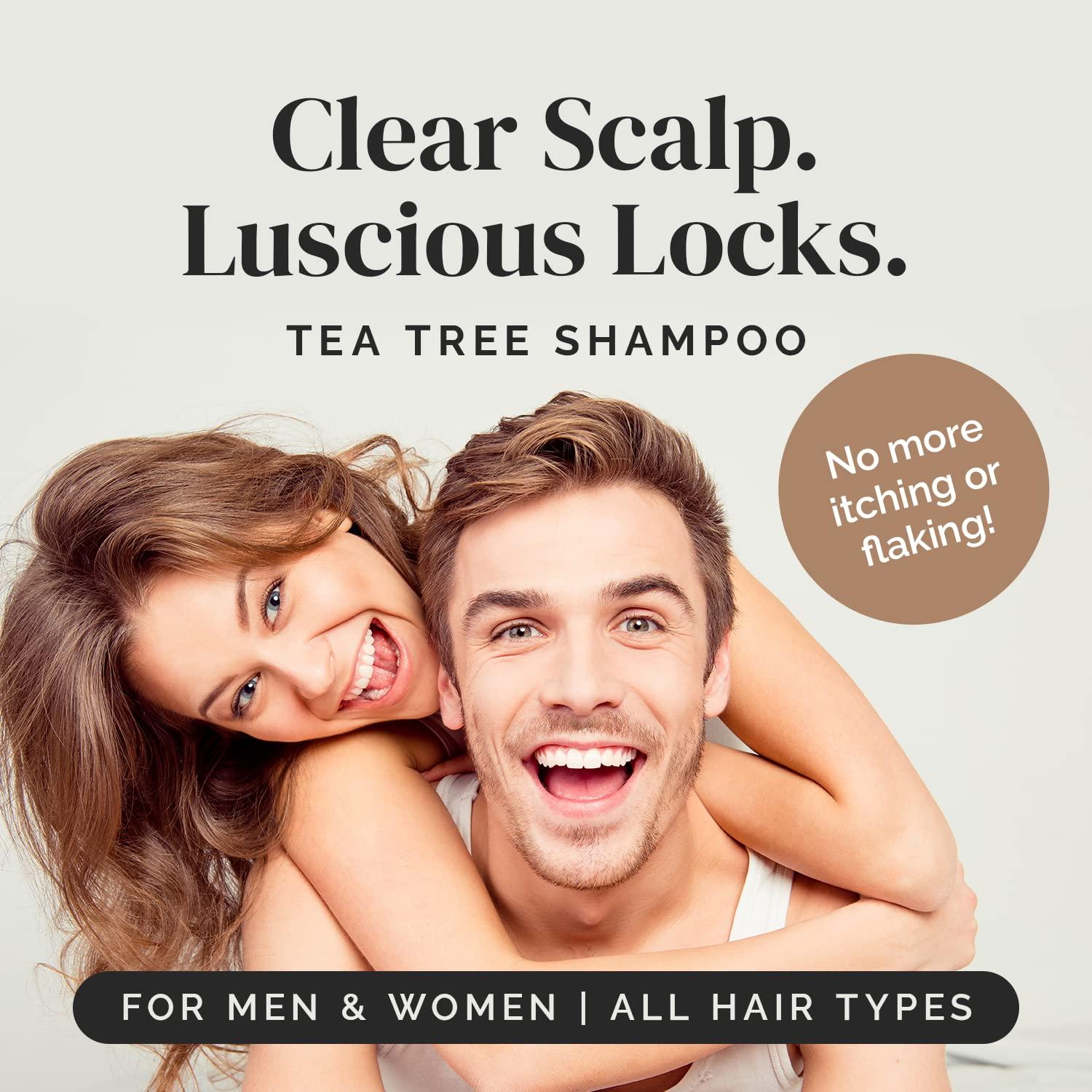 Puriya Tea Tree Shampoo 16 oz SulfateFree Shampoo for Dry & Itchy