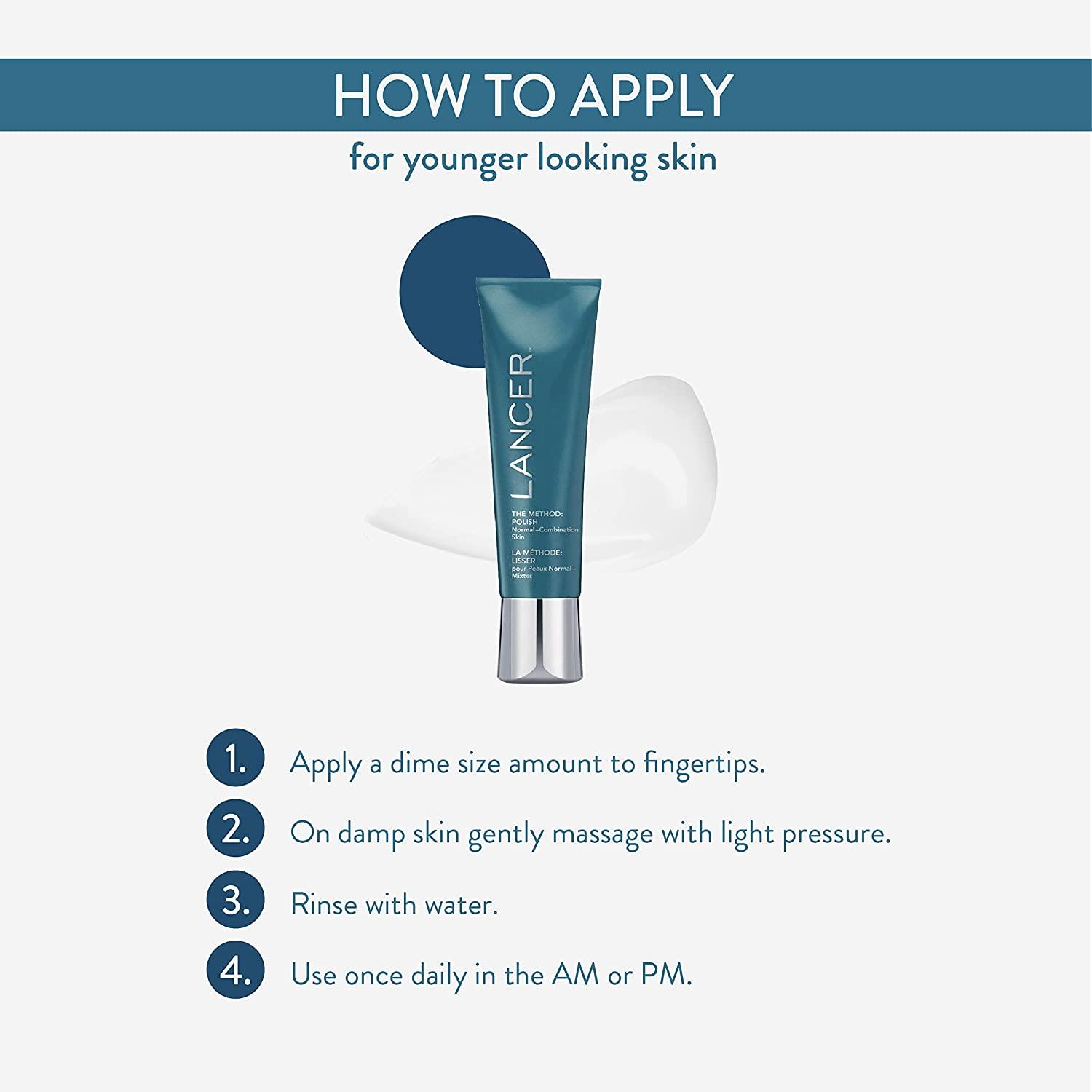 Lancer Skincare The Method Polish Facial Exfoliator, Exfoliating Face