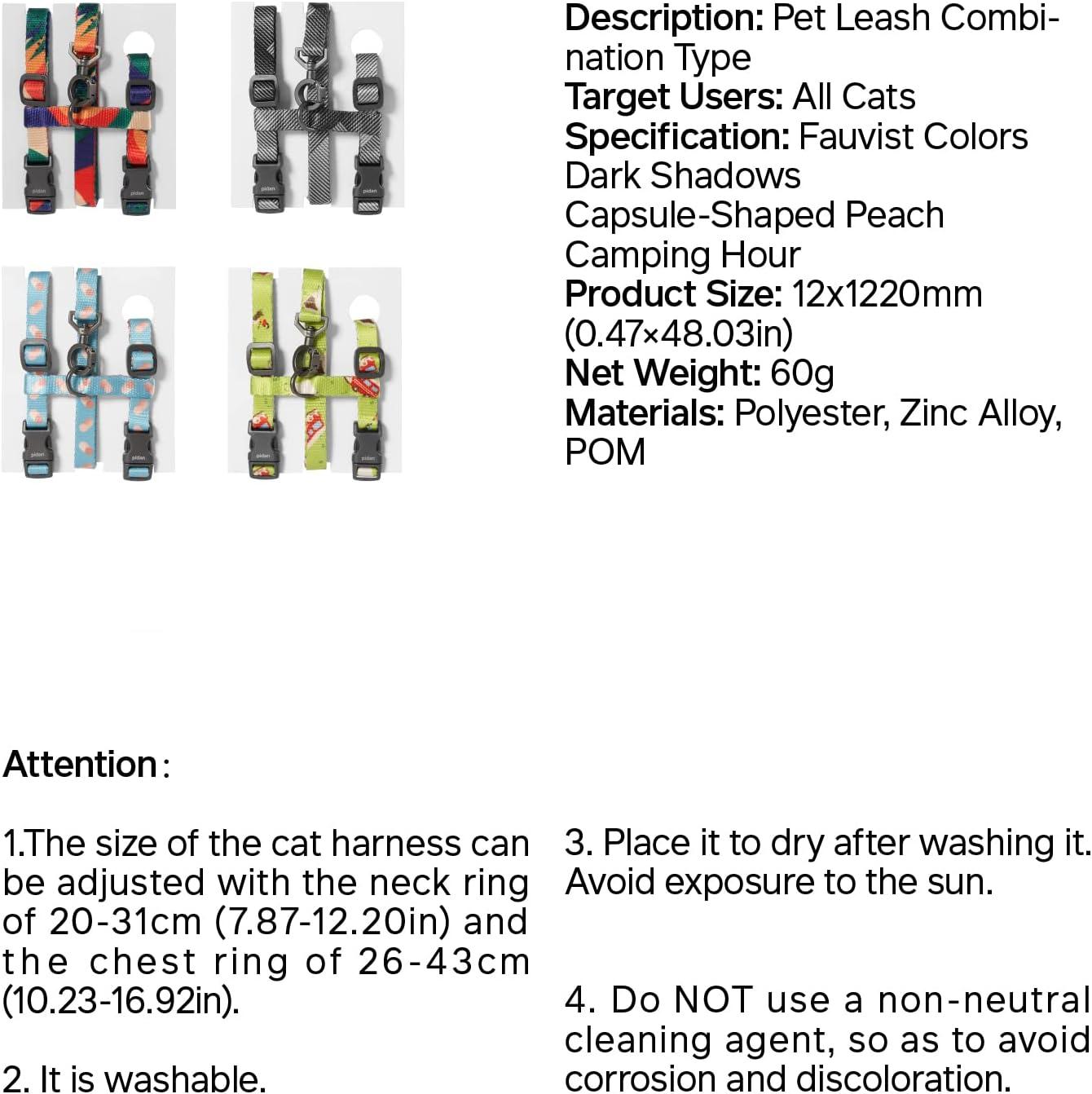 Shop Pidan Cat Dishes Leash Adjustable Travel-Friendly Bite