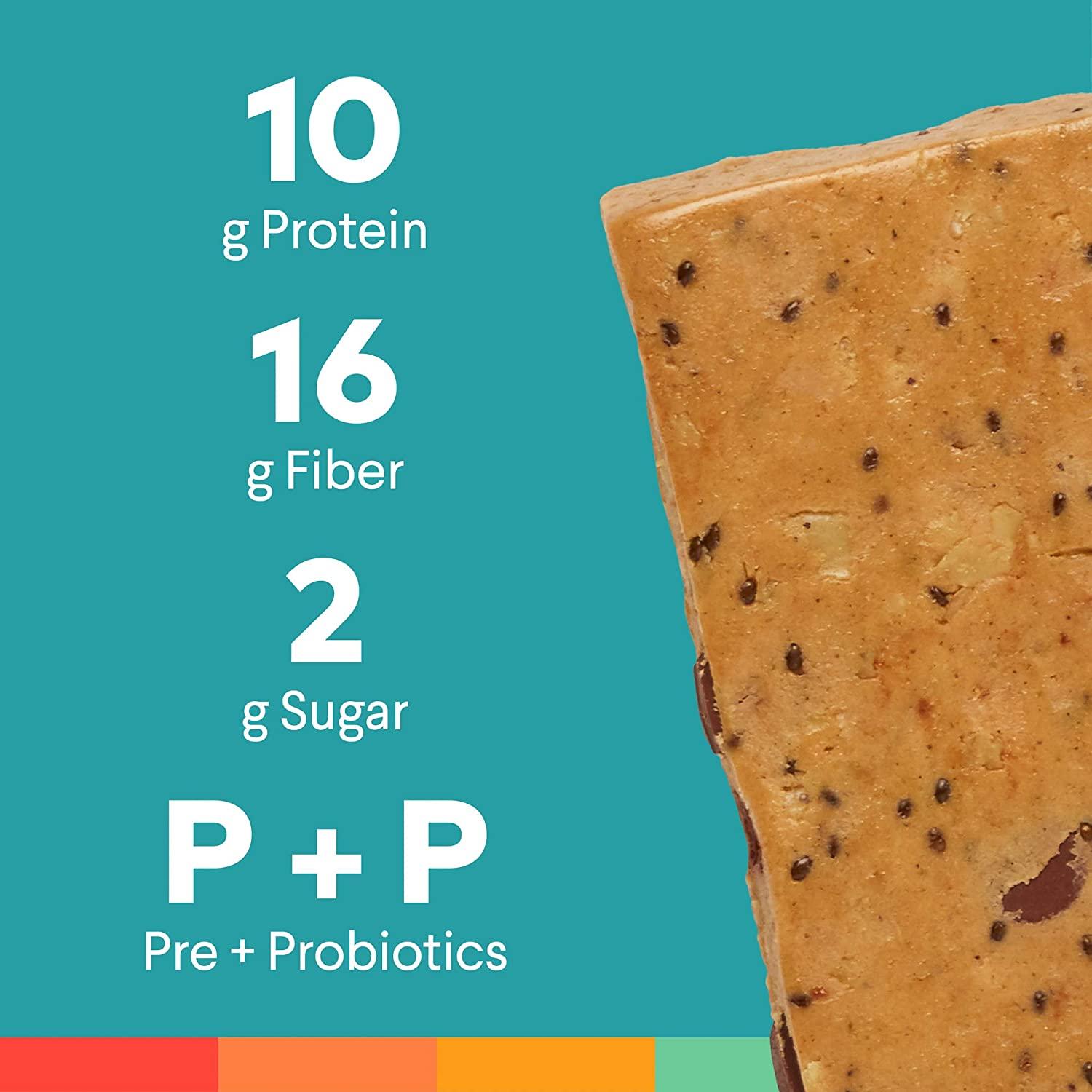R.E.D.D. Bar, Vegan Protein Bar, Low Sugar & GlutenFree, Oatmeal, 6 Bars