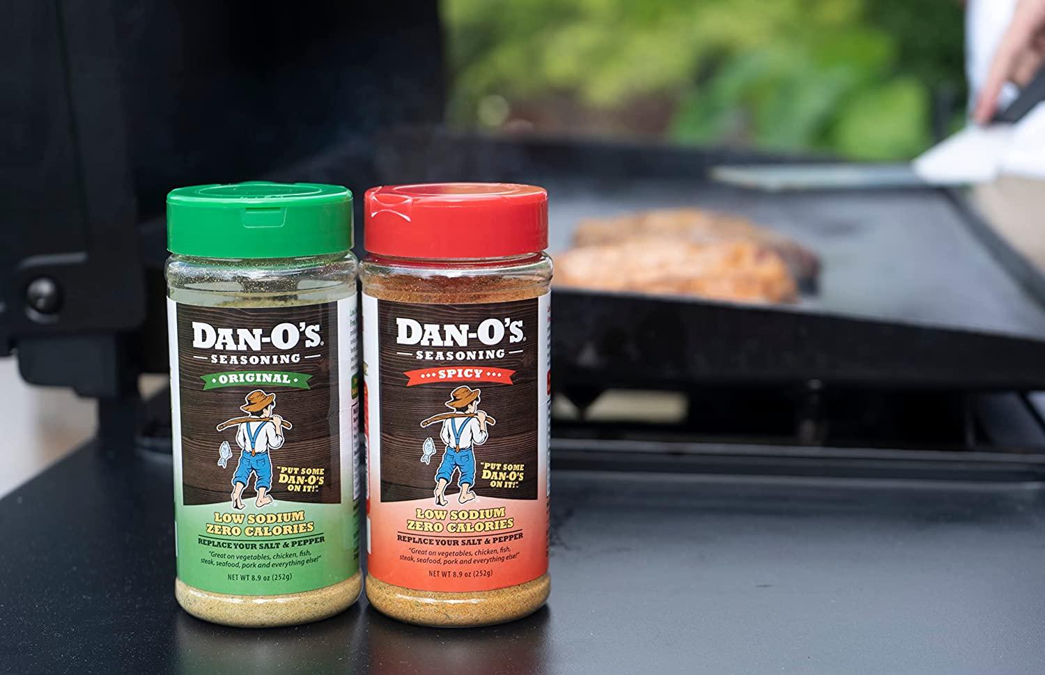 Dan-O'S Seasoning Starter Pack - All Natural, Low Sodium, No Sugar, No MSG  - Two