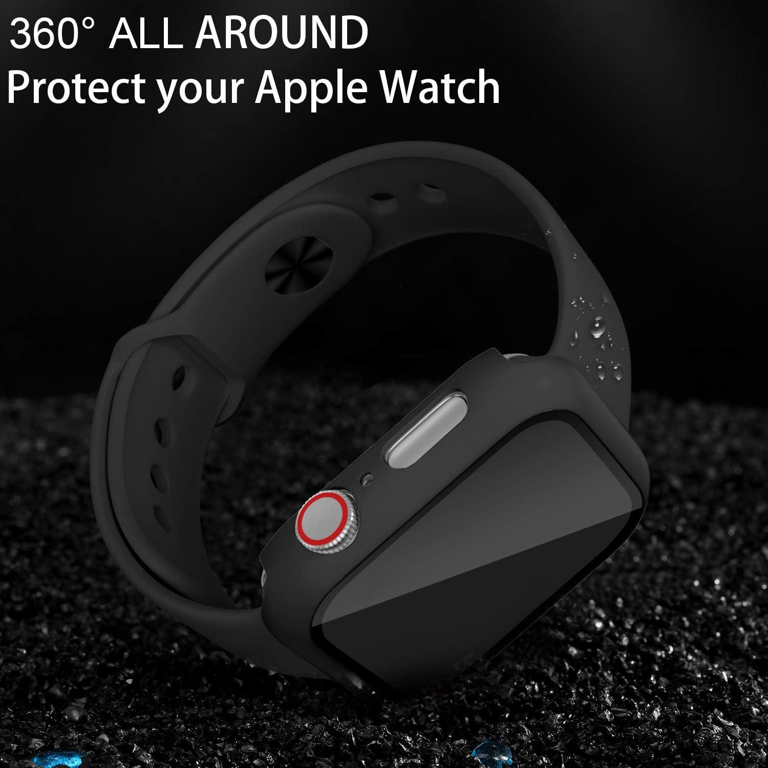 Charlam Compatible with Apple Watch Case 44mm iWatch SE Series 6 5