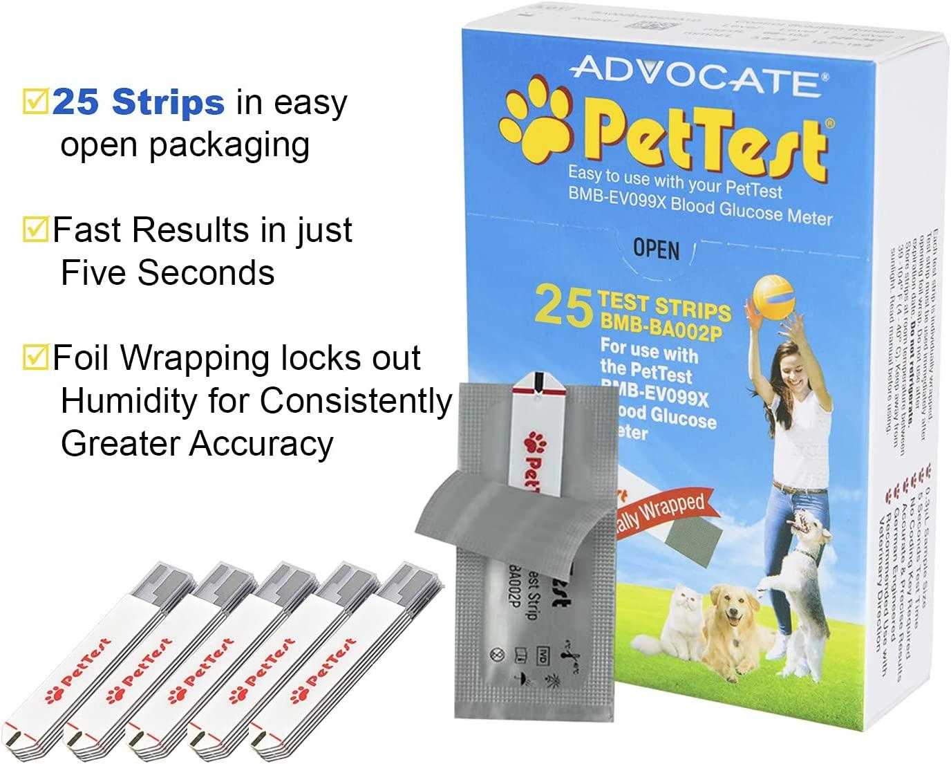 PetTest Red Dot Blood Glucose Monitoring System for Dogs and Cats with