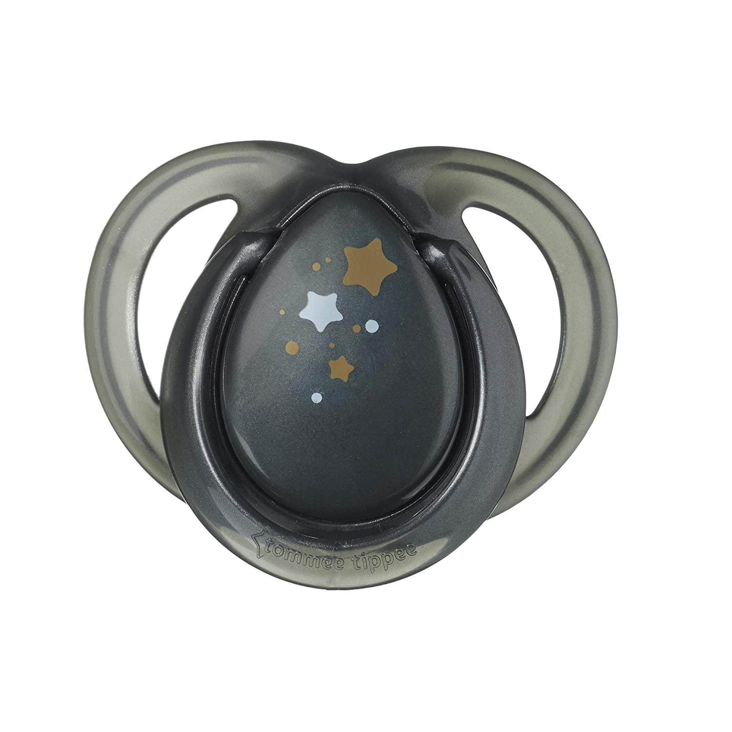 Tommee Tippee Night Time Glow in The Dark Pacifiers 06m 2Count Midnight Skies