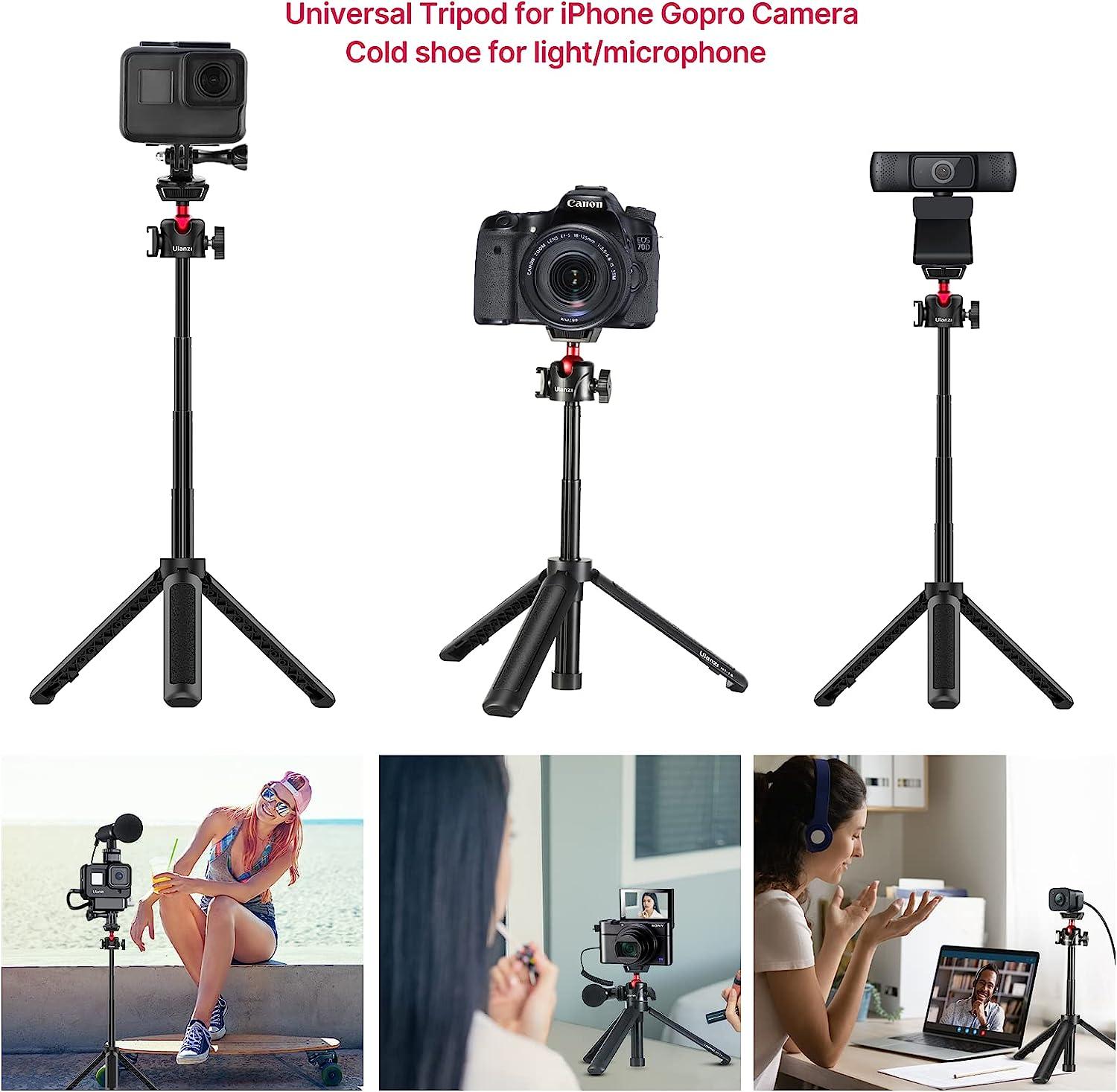 UBeesize 64-Inch Extendable Tripod with Fill Light and Remote